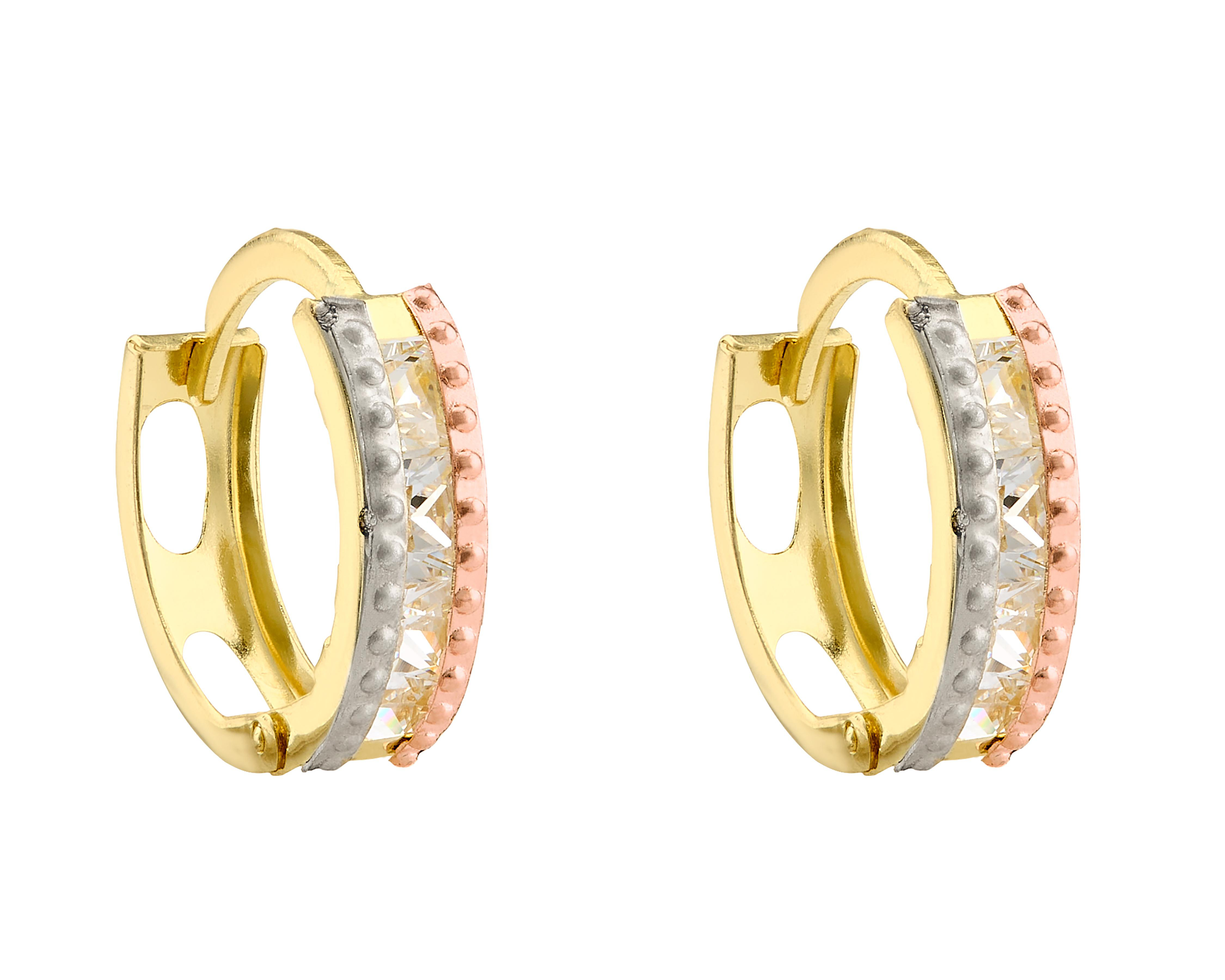 Arracadas de Oro 10K Sabelli $2,599
