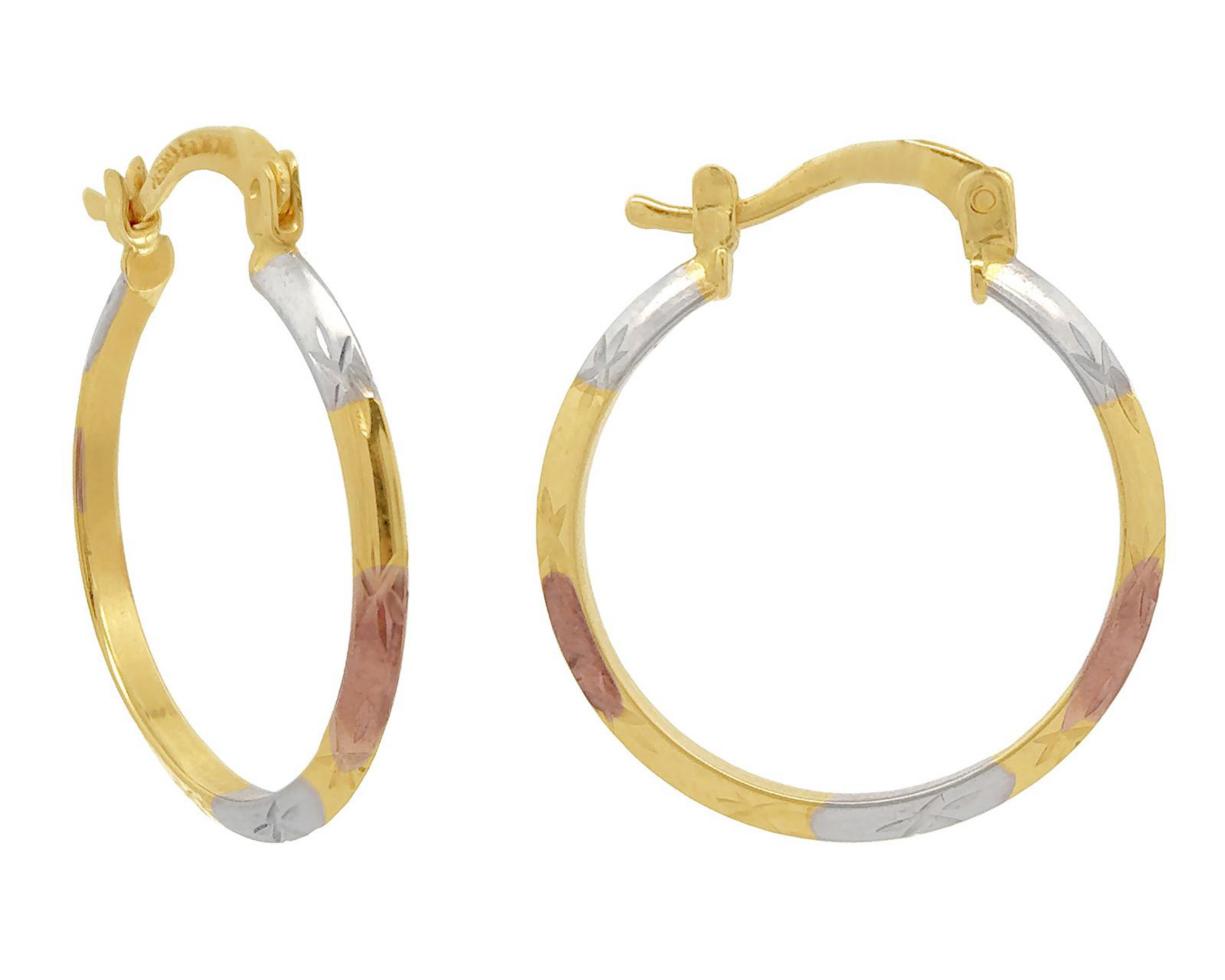 Arracadas de Oro 10k Sentimientos $3,499