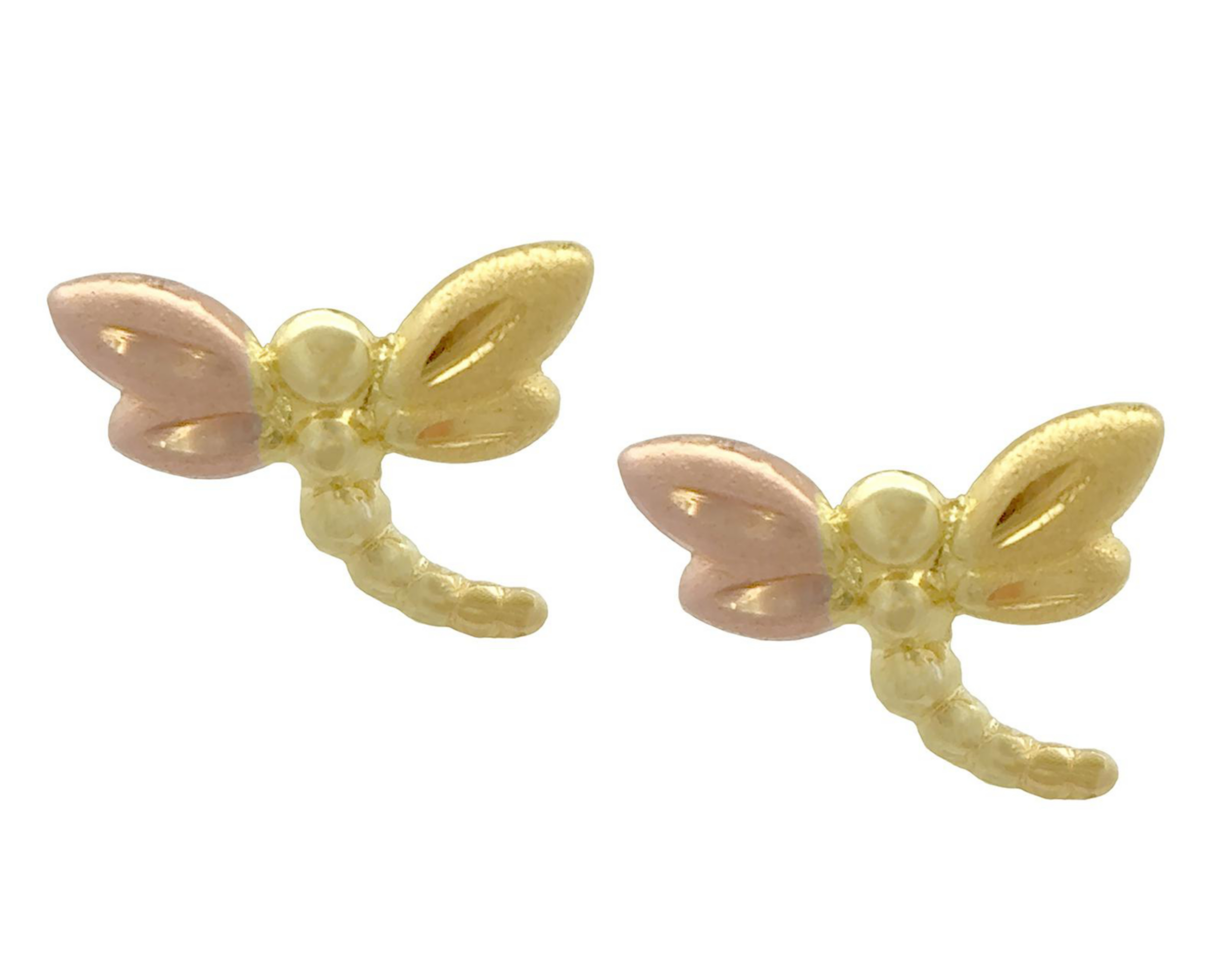 Broqueles de Oro 10k Baby Colors $639
