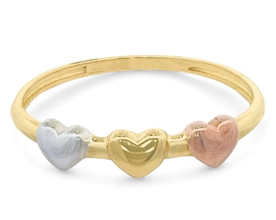 Foto 1 | Anillo de Oro 10K Moments Talla 8