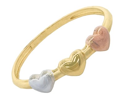 Foto 3 | Anillo de Oro 10K Moments Talla 8