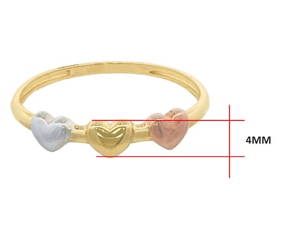 Foto 4 | Anillo de Oro 10K Moments Talla 8