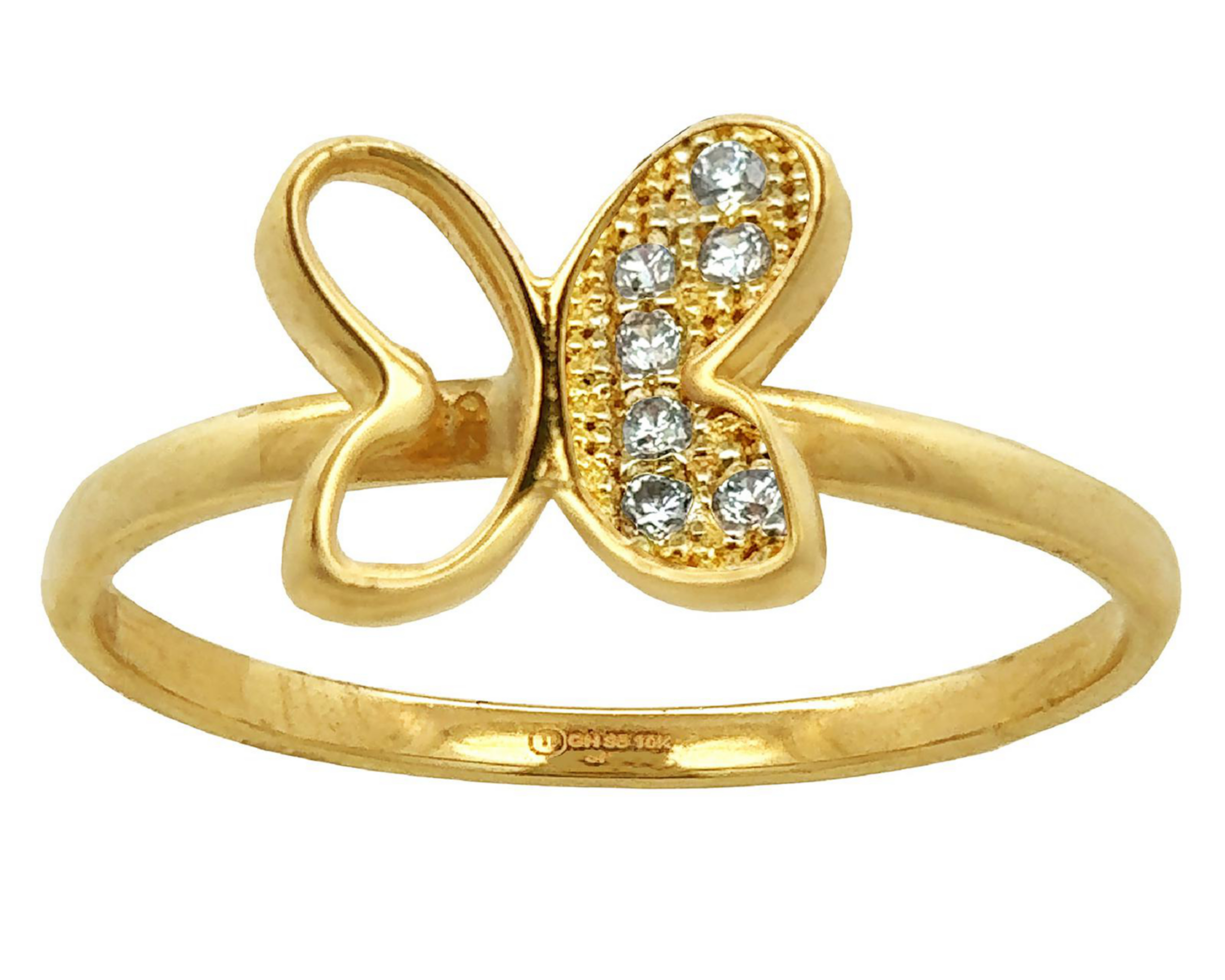 Anillo de Oro 10k Diflor Talla 8 $2,129