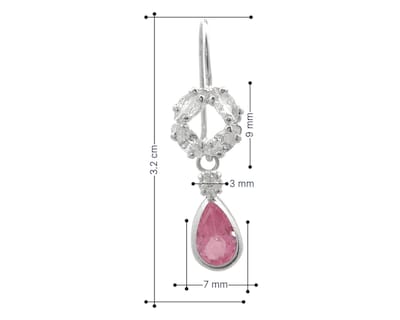 Foto 4 | Aretes de Plata Sahara