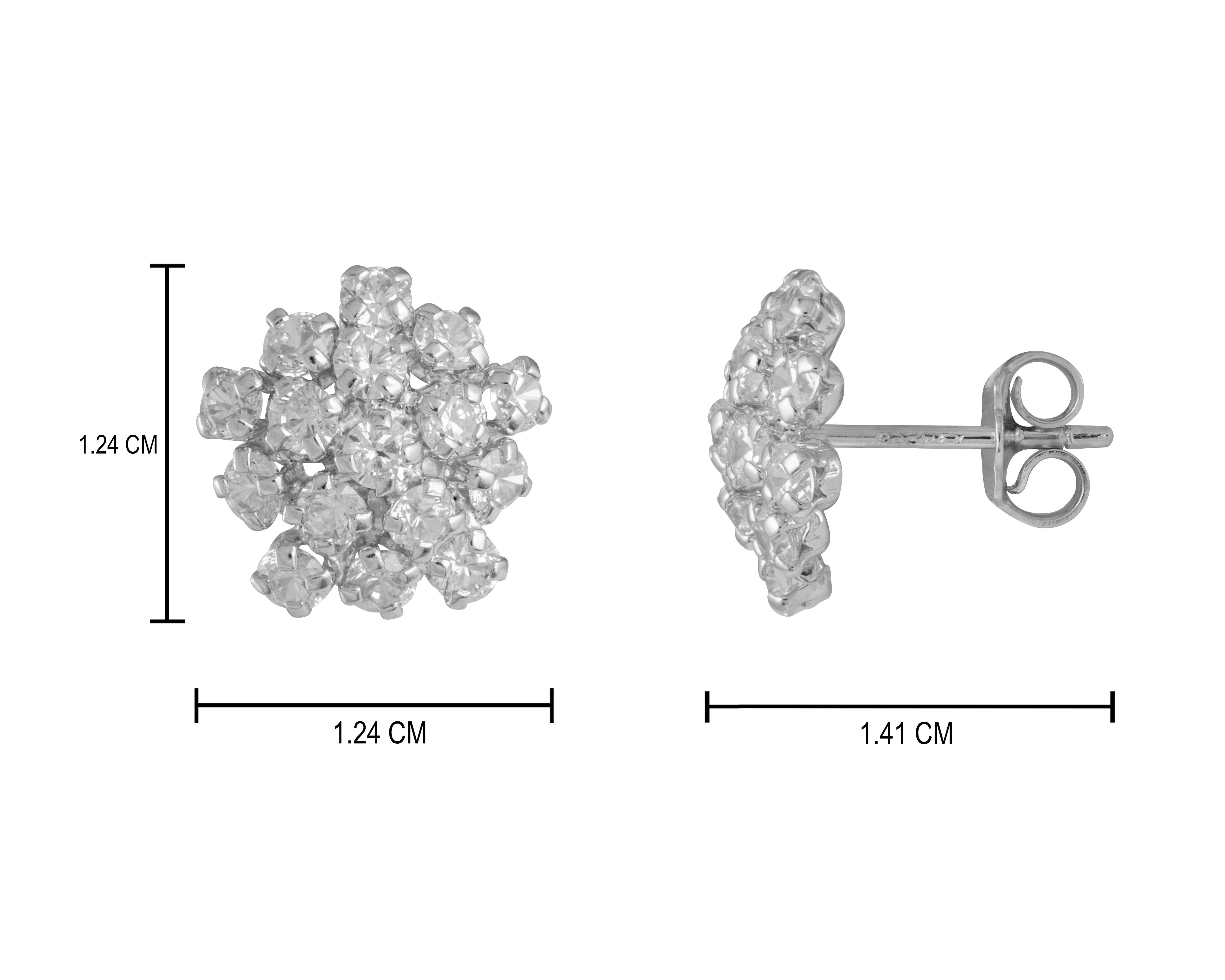 Foto 7 pulgar | Aretes de Plata Sahara