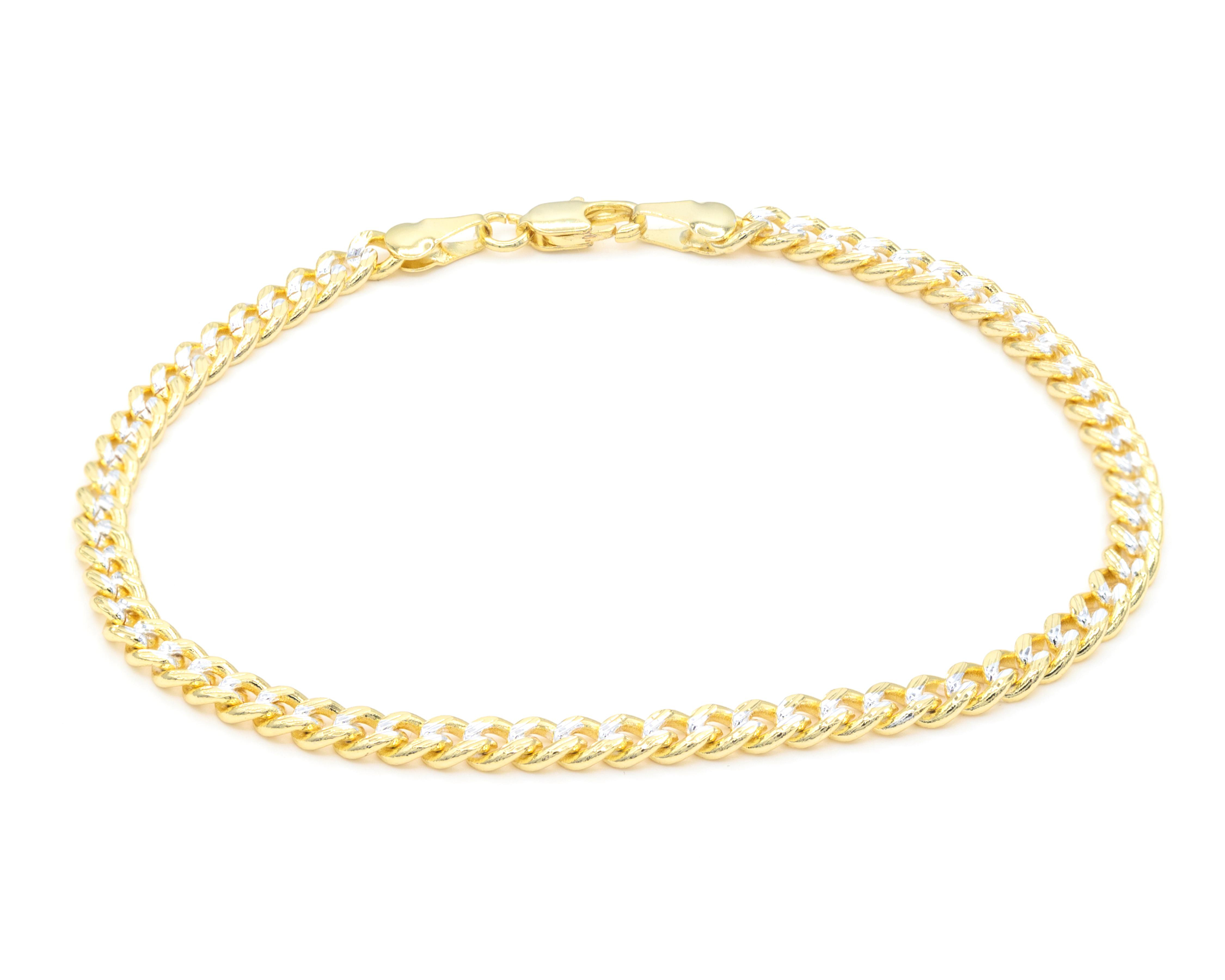 Pulsera de Chapa de Oro 18K Zokko