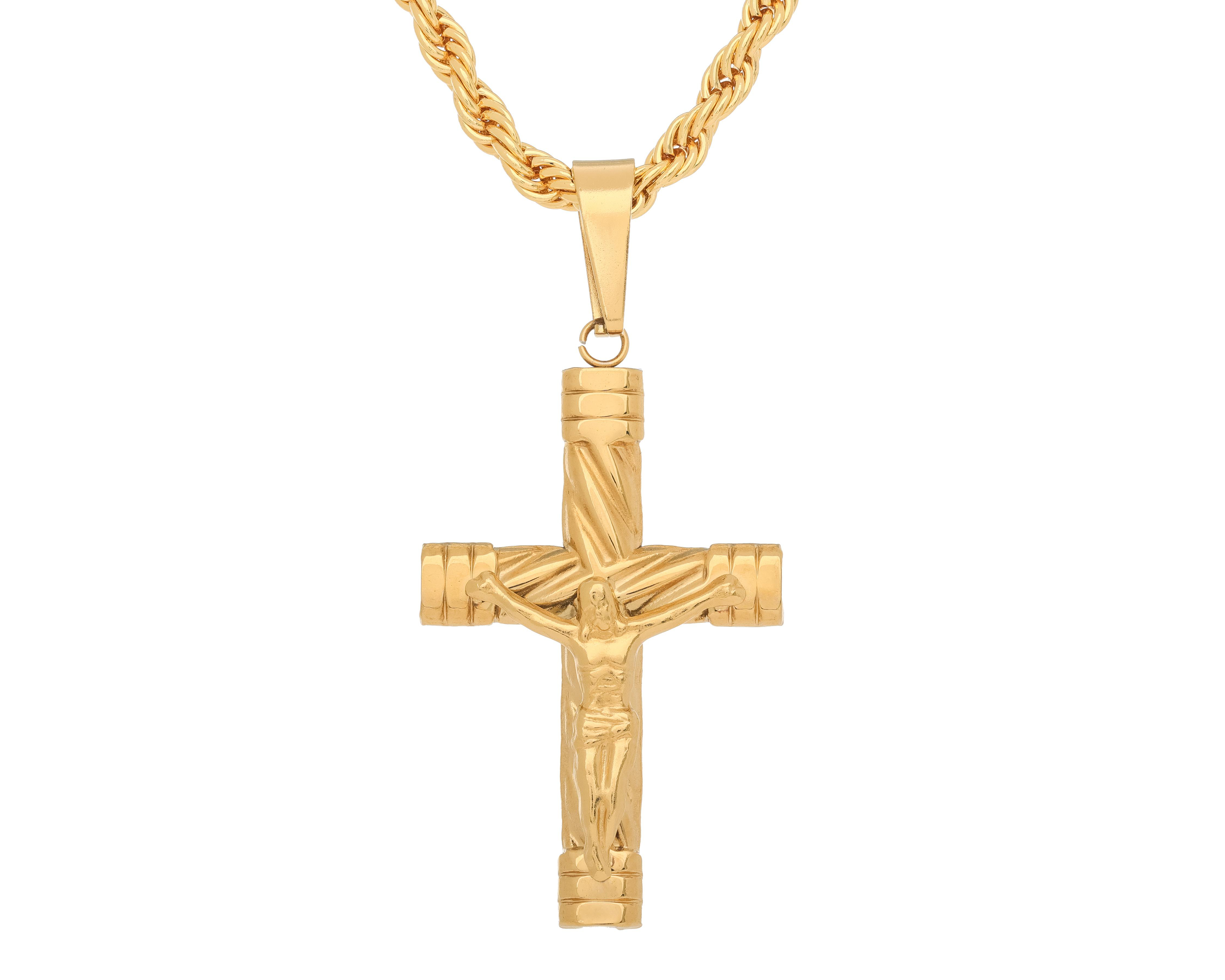 Collar Chapa de Oro Steeltime