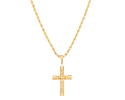 Foto 2 | Collar Chapa de Oro Steeltime