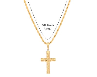 Foto 6 | Collar Chapa de Oro Steeltime