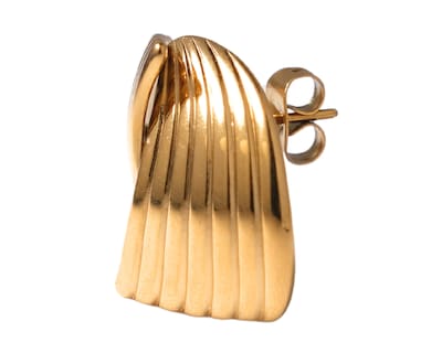 Foto 2 | Aretes de Chapa de Oro 18K Girondela