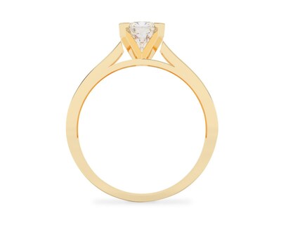 Foto 3 | Anillo De Compromiso de Oro 14K Talla 8-8.5
