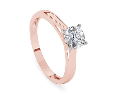 Foto 1 | Anillo De Compromiso de Oro 14K Talla 7-7.5