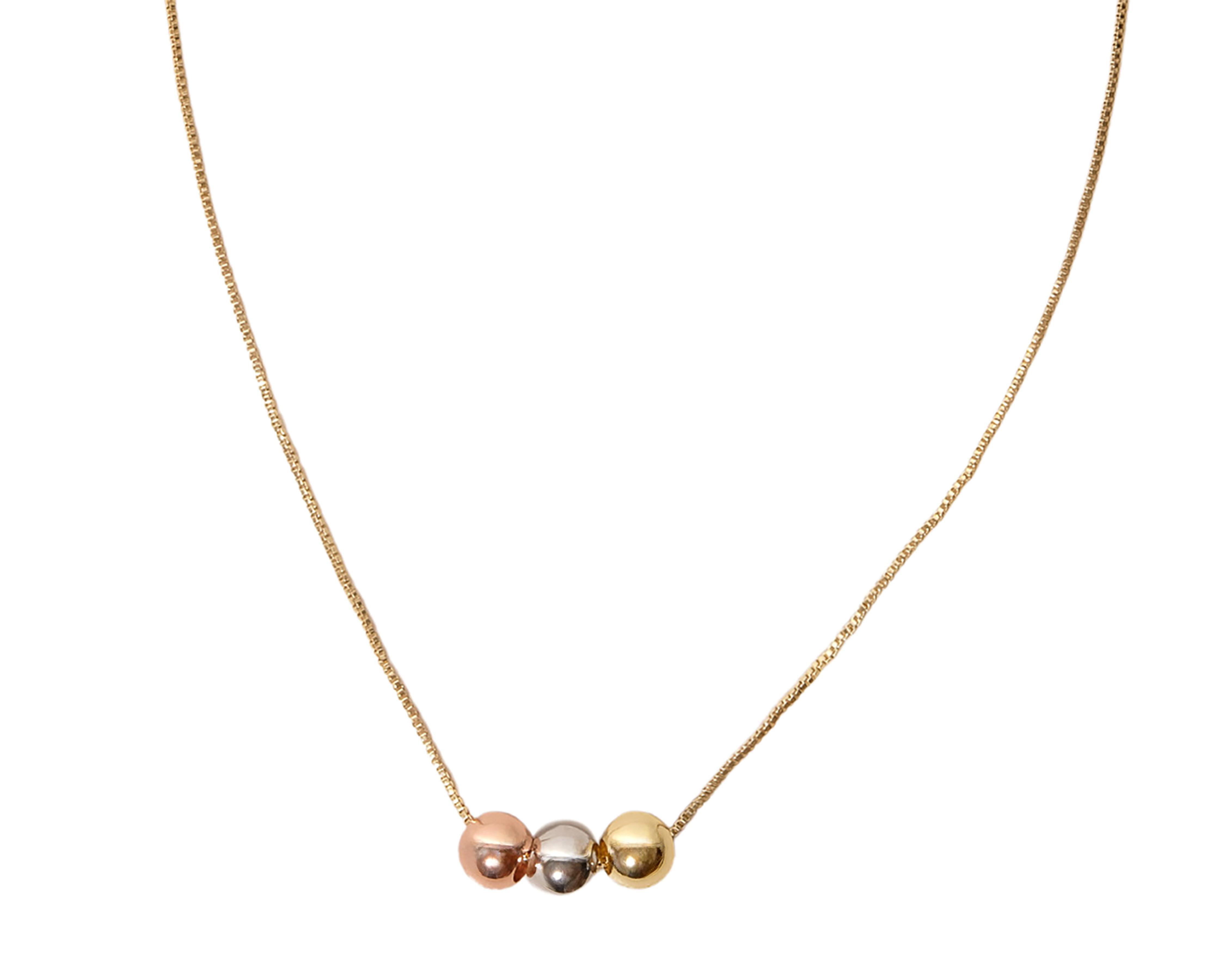 Foto 1 | Collar de Chapa de Oro 18K Girondela