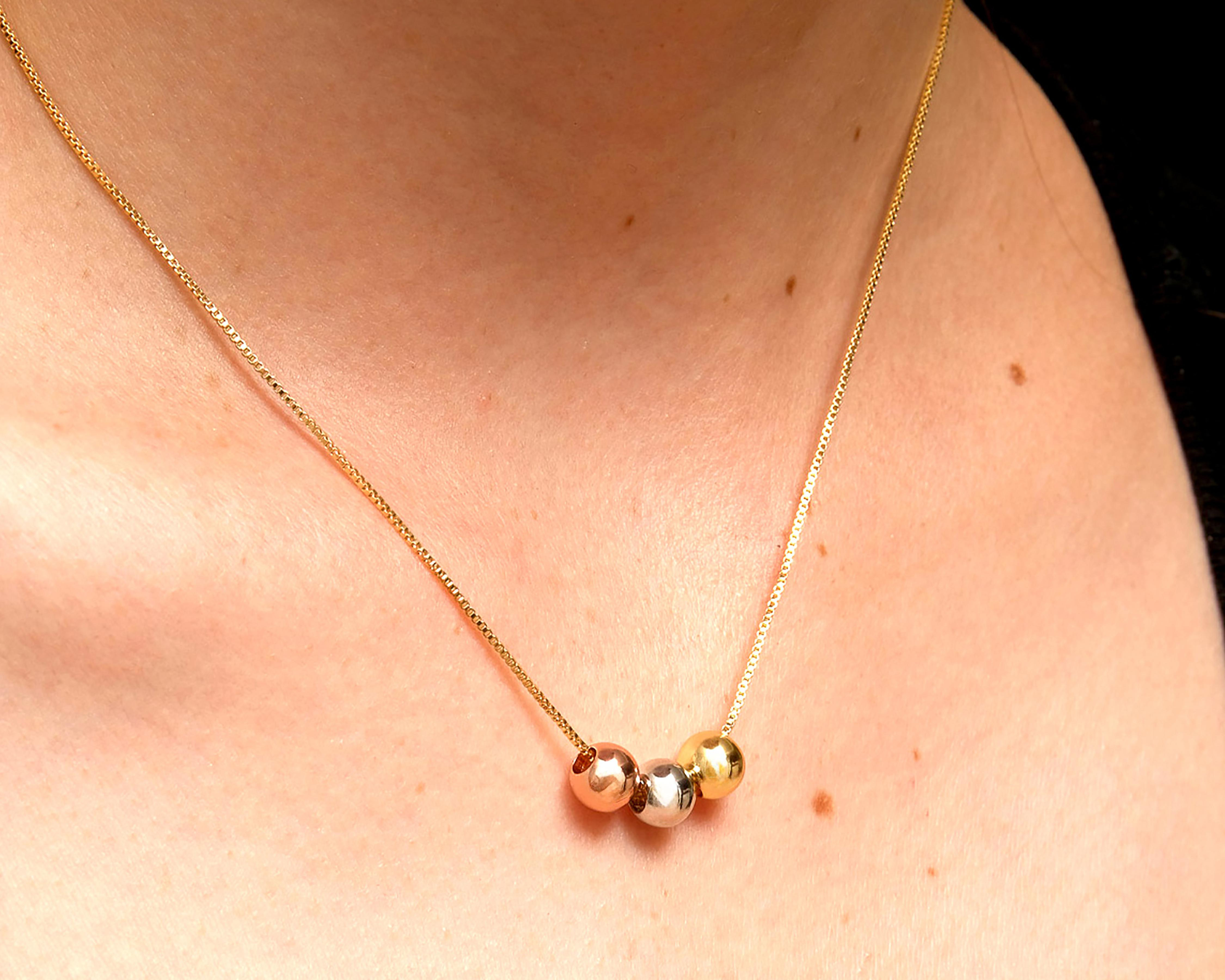 Foto 4 | Collar de Chapa de Oro 18K Girondela