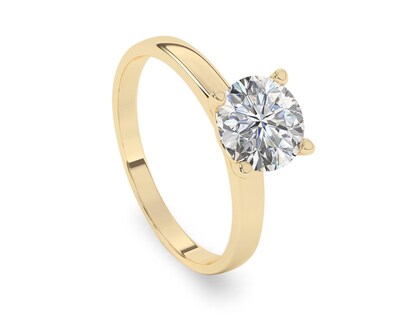 Foto 1 | Anillo De Compromiso de Oro 10K Talla 8-8.5
