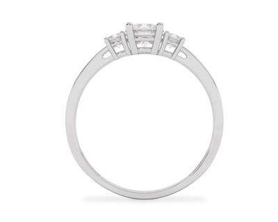 Foto 3 | Anillo De Compromiso de Oro 14K Talla 7-7.5