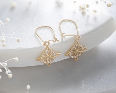 Foto 4 | Aretes de Oro 10K Divkuo