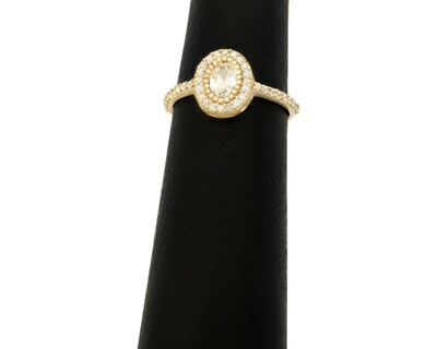Foto 5 | Anillo De Compromiso de Oro 10K Talla 9-9.5