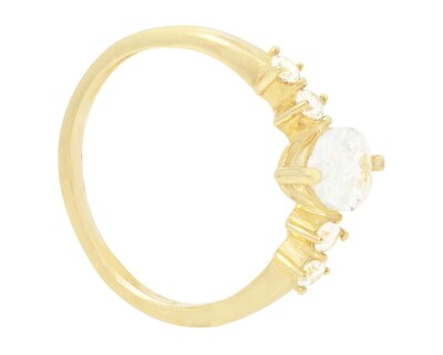 Foto 2 | Anillo De Compromiso de Oro 10K Talla 9-9.5