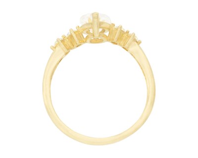 Foto 4 | Anillo De Compromiso de Oro 10K Talla 9-9.5