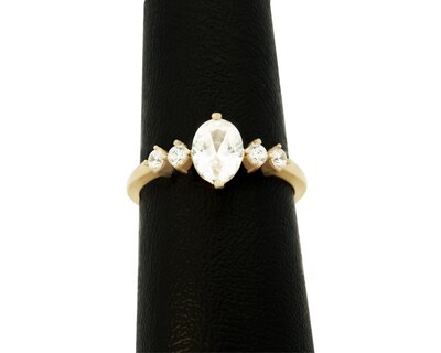 Foto 5 | Anillo De Compromiso de Oro 10K Talla 9-9.5