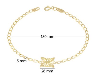 Foto 5 | Pulsera de Oro 10K Divkuo