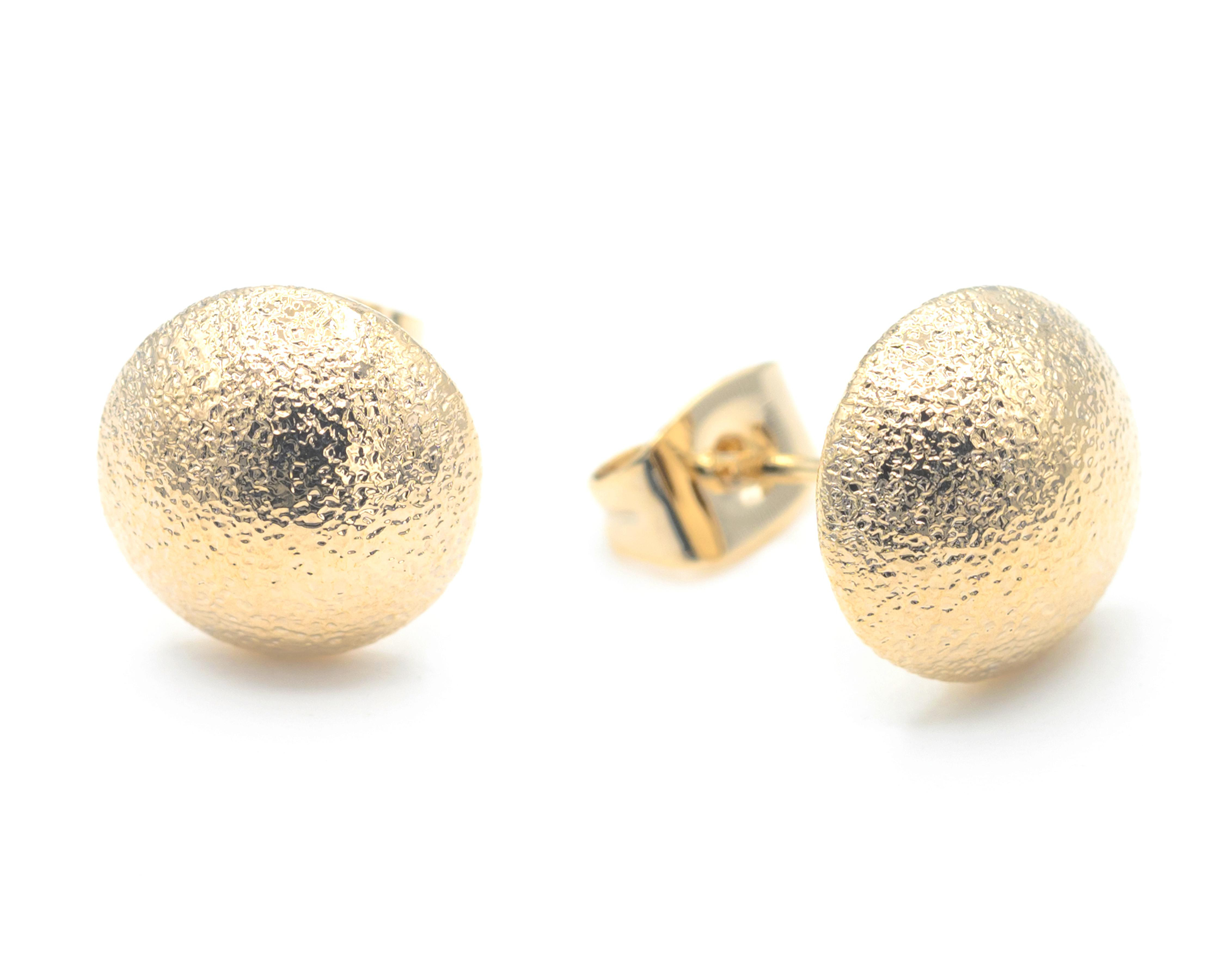 Aretes de Chapa de Oro 18k Petra