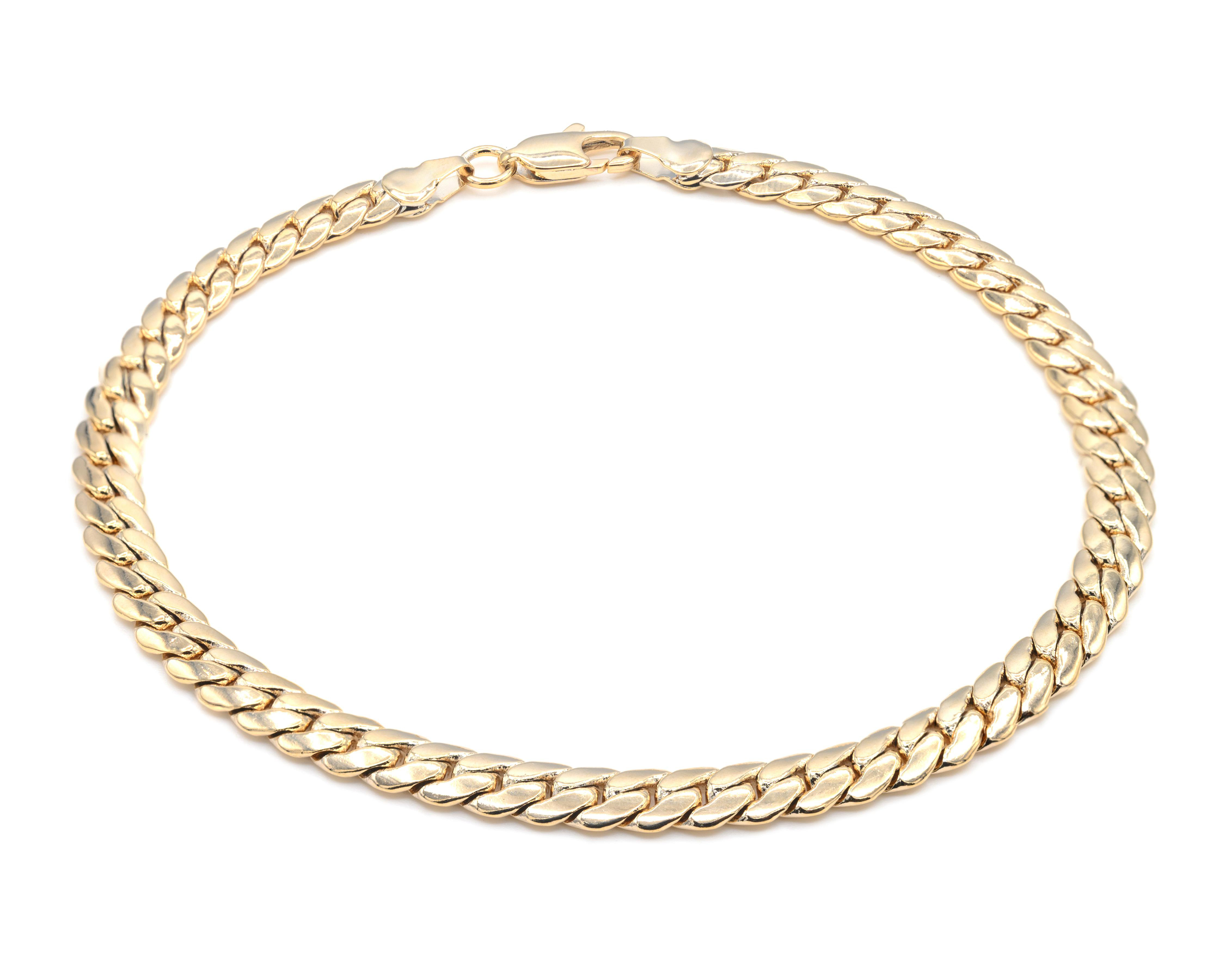 Pulsera de Chapa de Oro 18K Petra