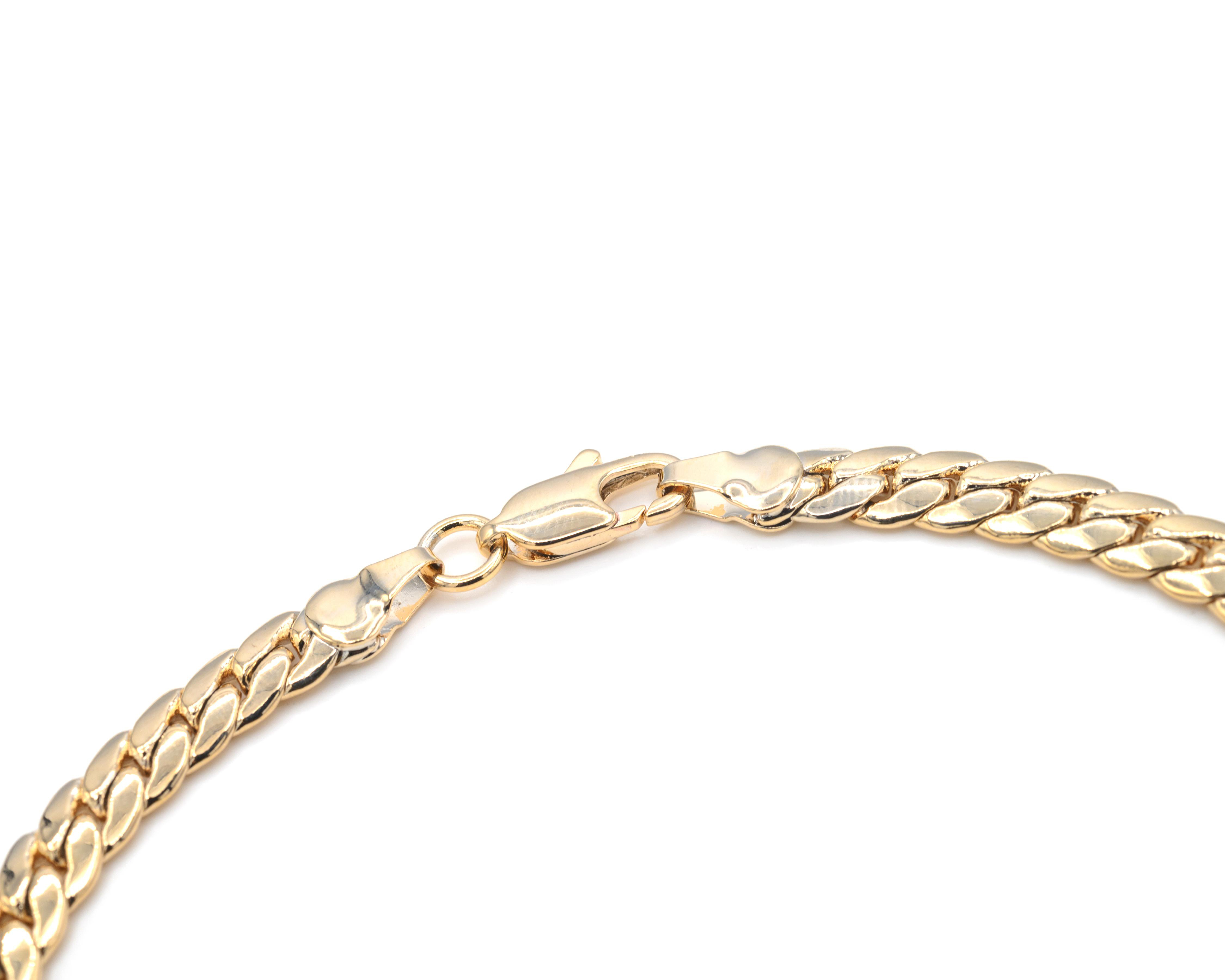 Foto 4 pulgar | Pulsera de Chapa de Oro 18K Petra