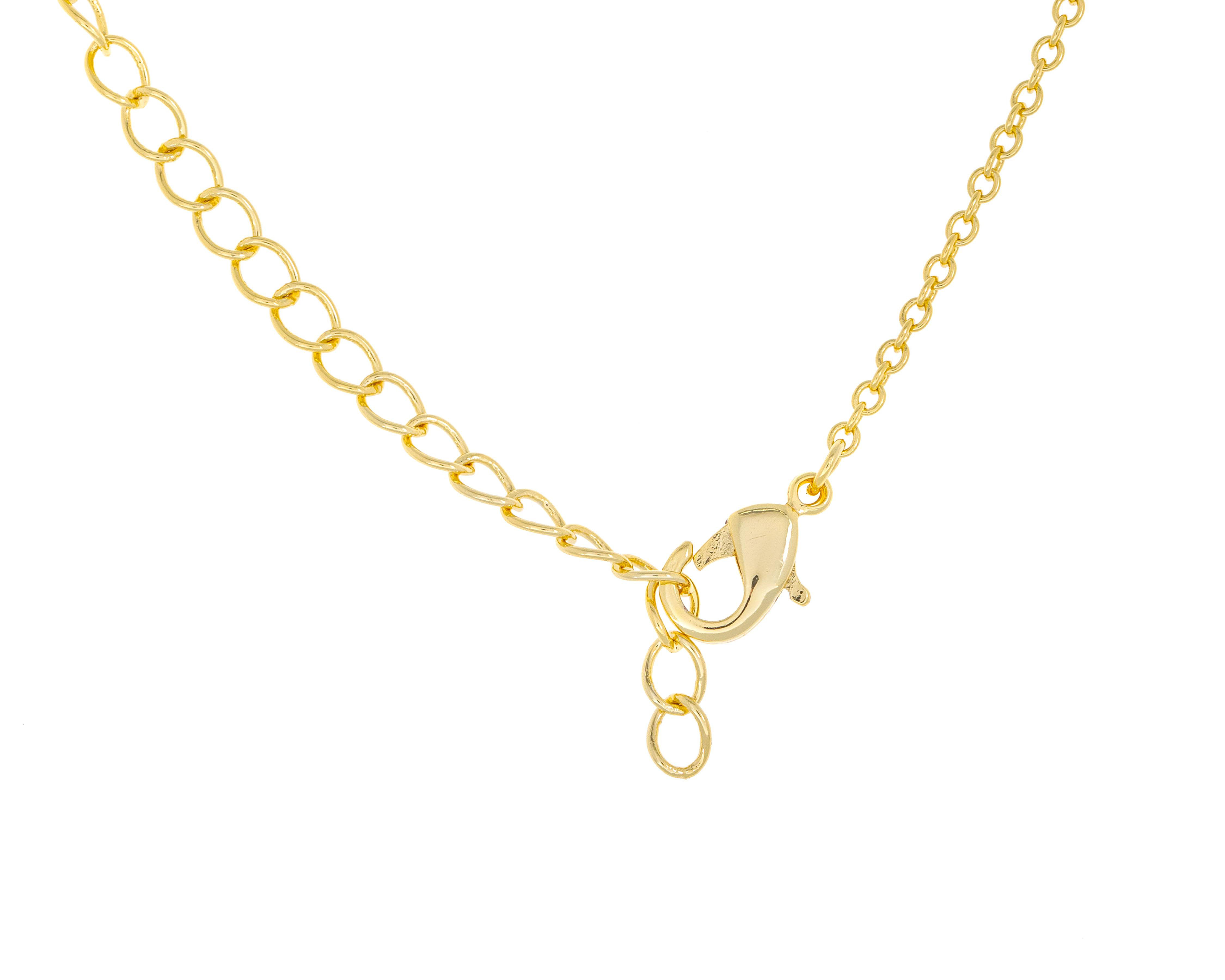 Foto 4 pulgar | Collar Chapa de Oro 14K By Adina Eden