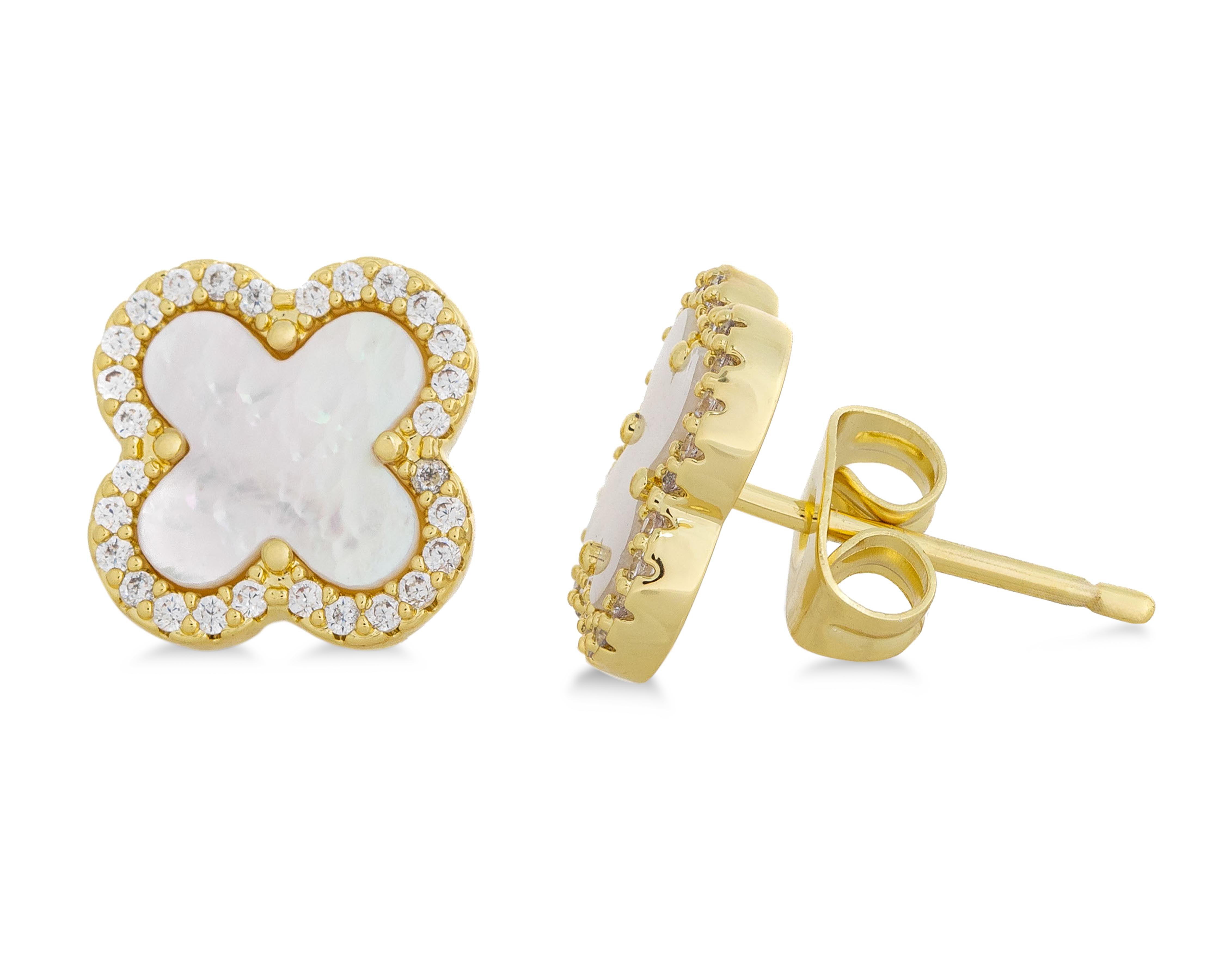 Foto 1 | Aretes de Chapa de Oro 14k By Adina Eden