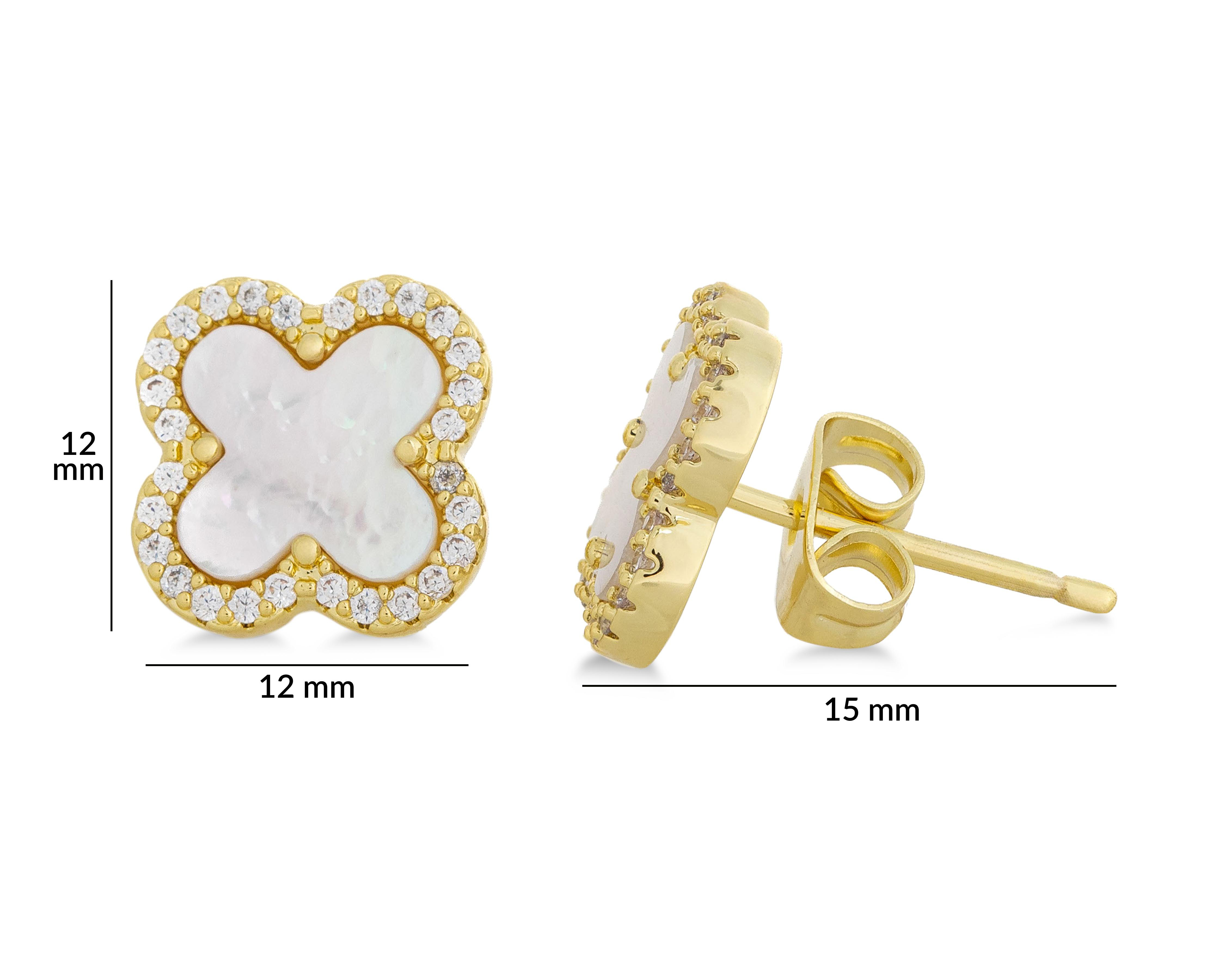 Foto 5 pulgar | Aretes de Chapa de Oro 14k By Adina Eden