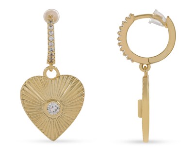 Foto 1 | Aretes de Chapa de Oro 14k By Adina Eden