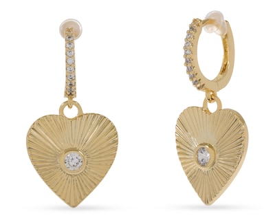 Foto 2 | Aretes de Chapa de Oro 14k By Adina Eden