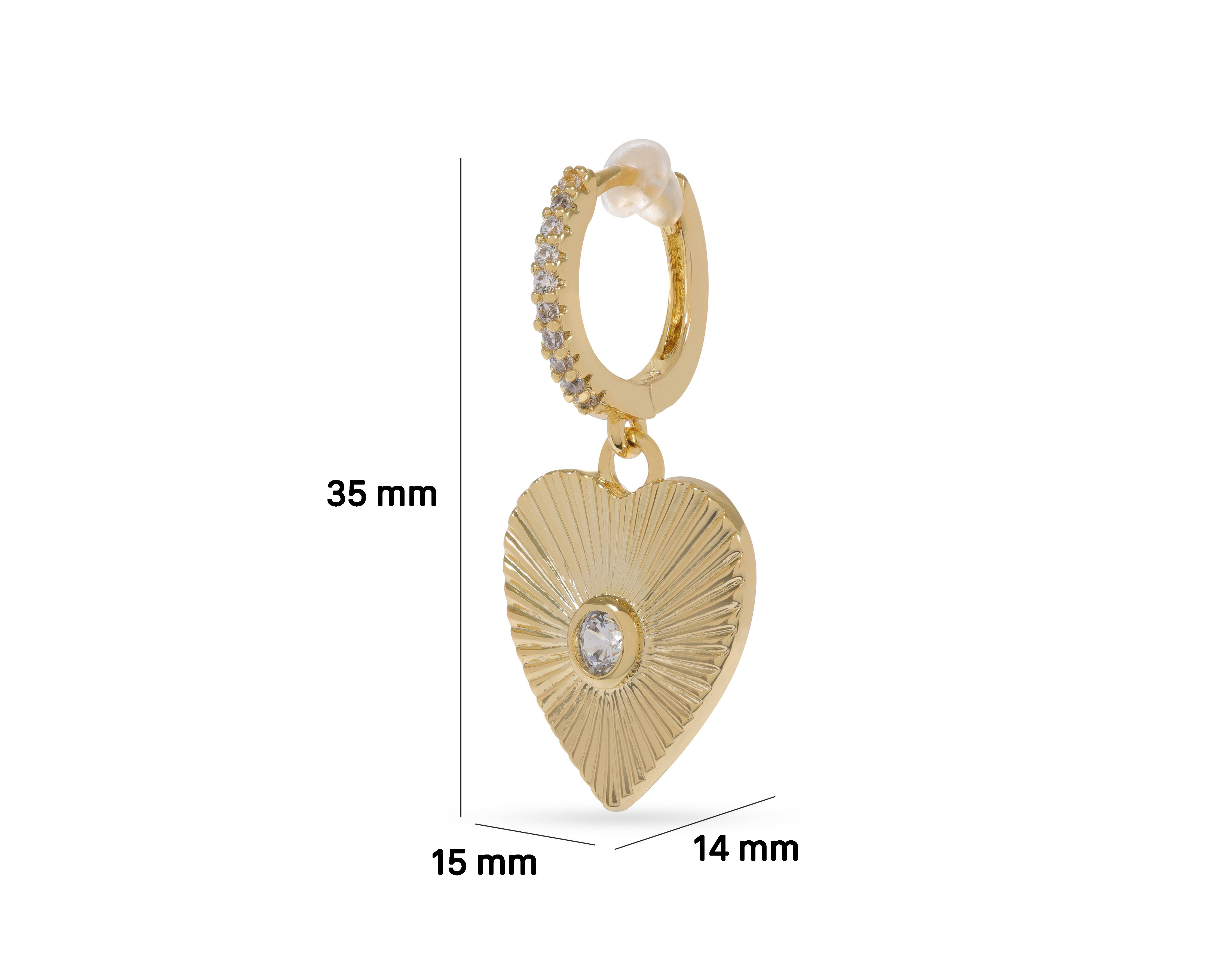 Foto 4 | Aretes de Chapa de Oro 14k By Adina Eden