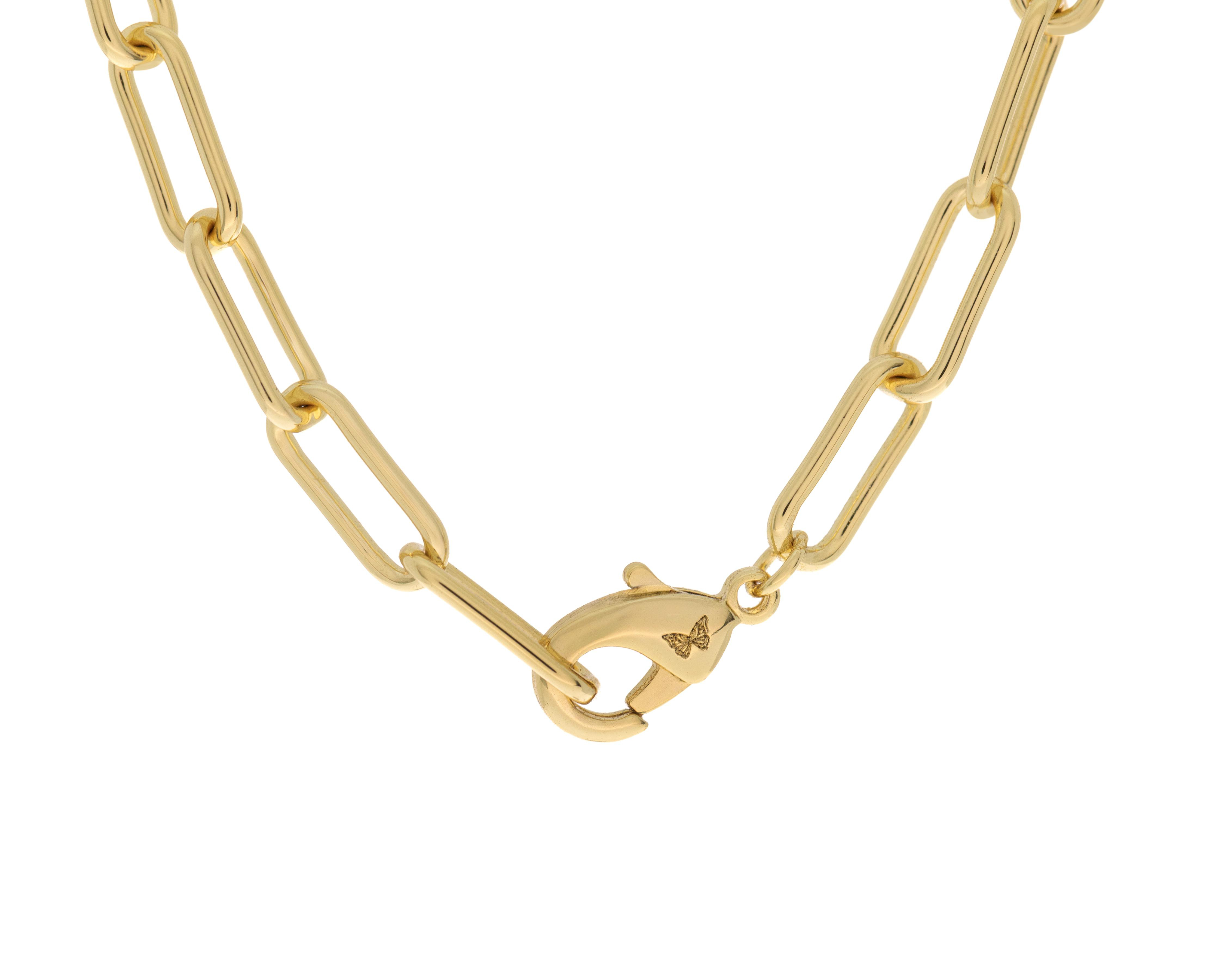 Foto 5 pulgar | Collar de Chapa de Oro 14k By Adina Eden