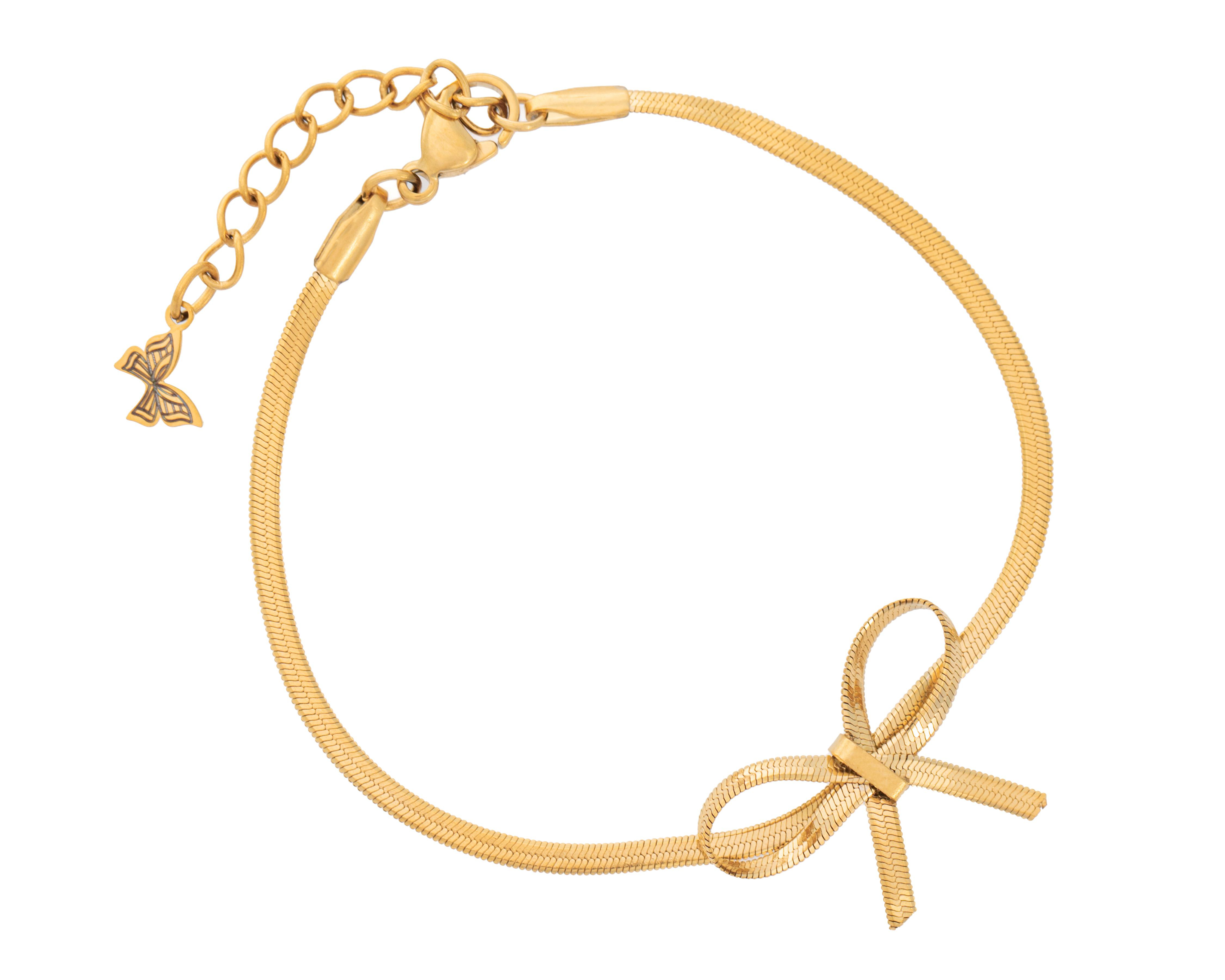 Pulsera Chapa de Oro 14K By Adina Eden