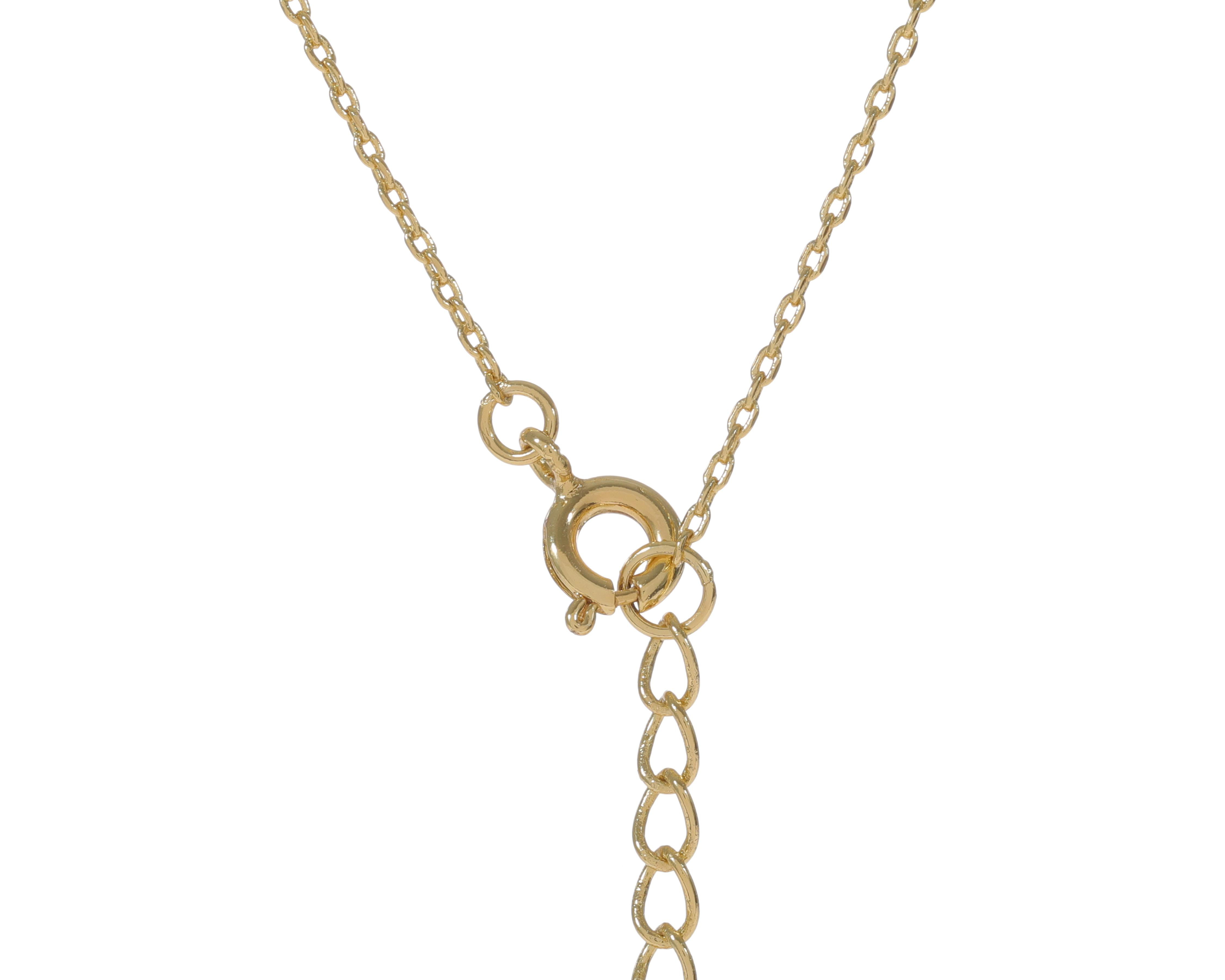 Foto 5 pulgar | Collar de Chapa de Oro 14k By Adina Eden