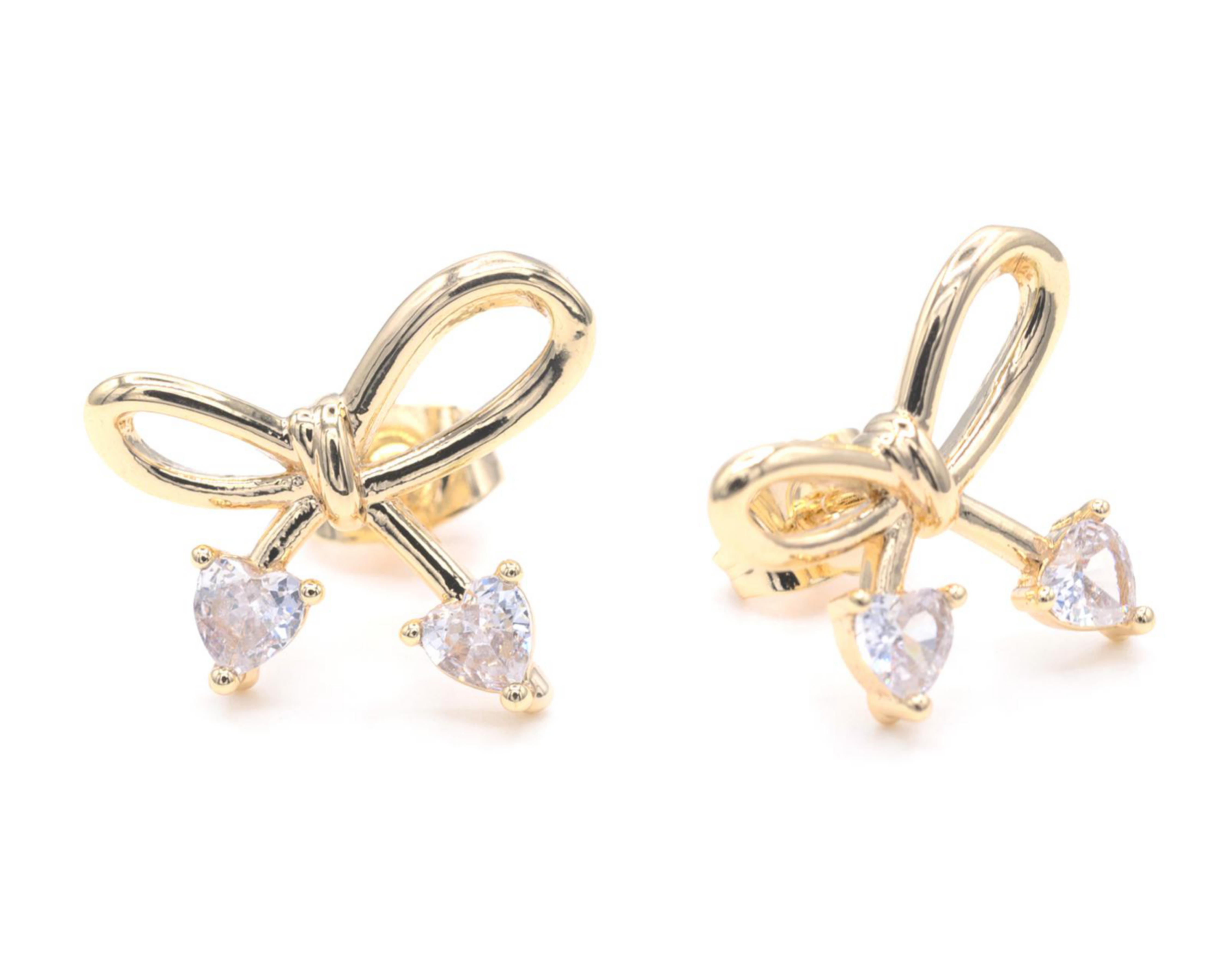 Aretes de Chapa de Oro 18K Zokko