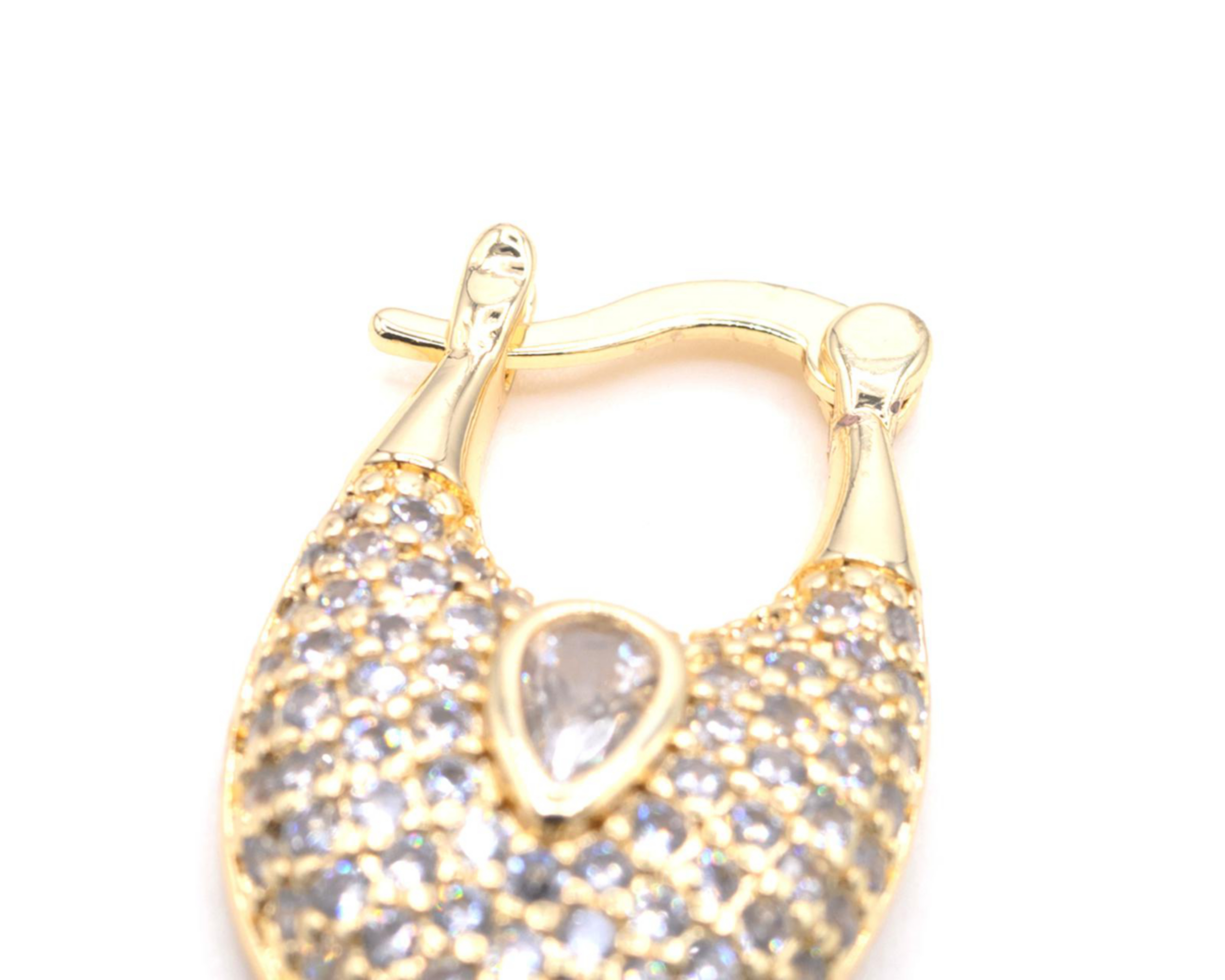 Foto 4 pulgar | Aretes de Chapa de Oro 18K Zokko