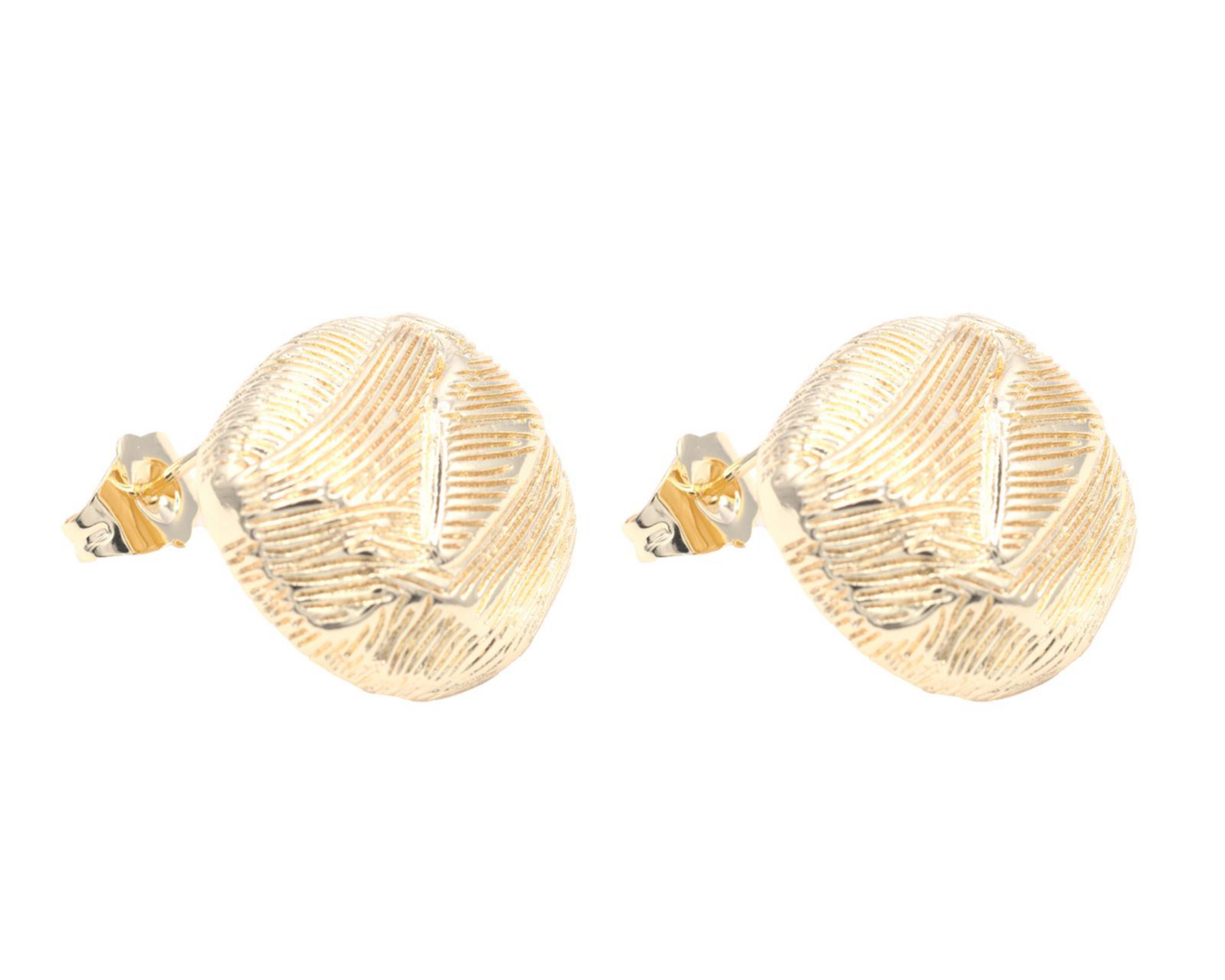 Foto 2 | Aretes de Chapa de Oro 18K Zokko