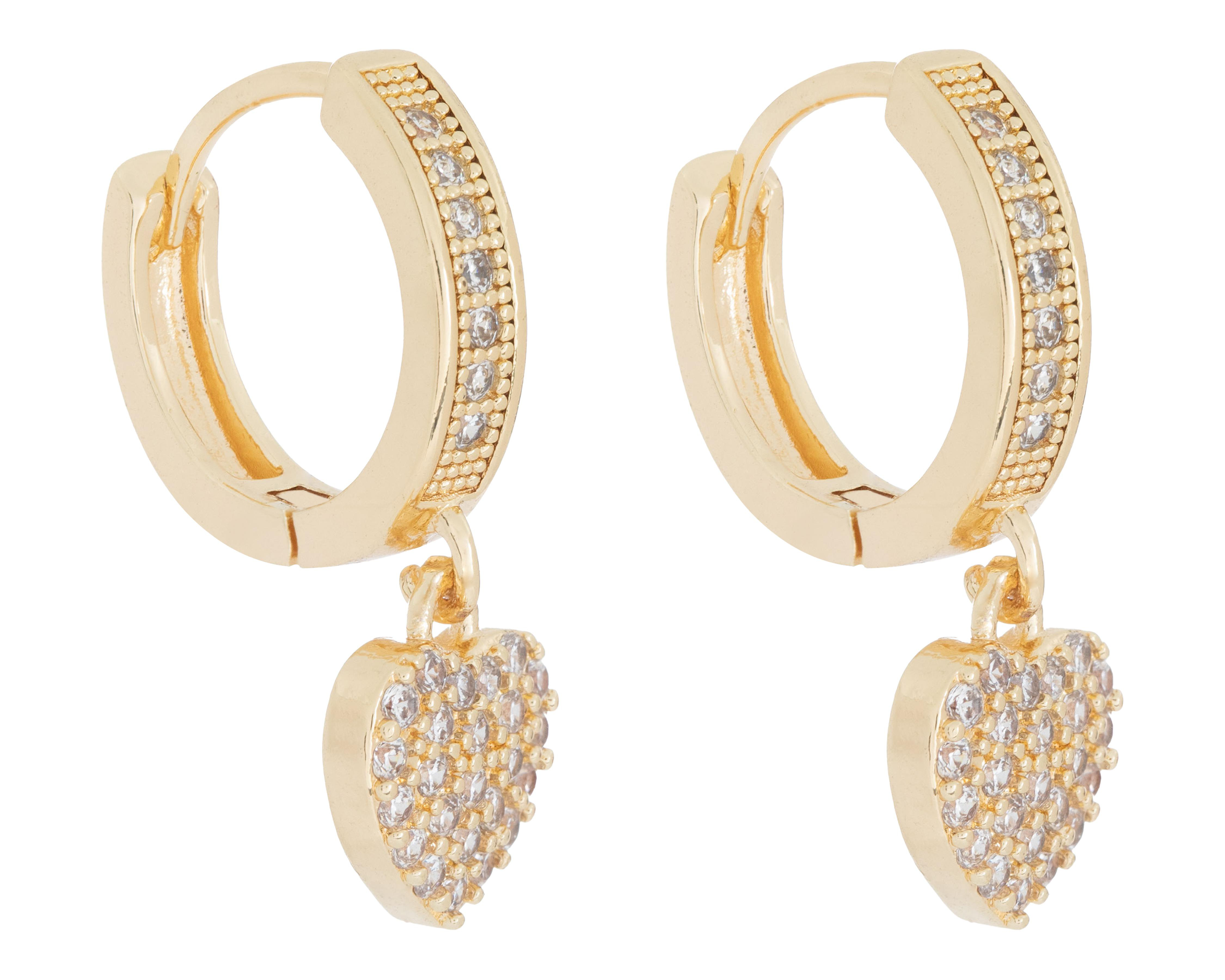 Foto 2 | Aretes de Chapa de Oro 18K Steeltime