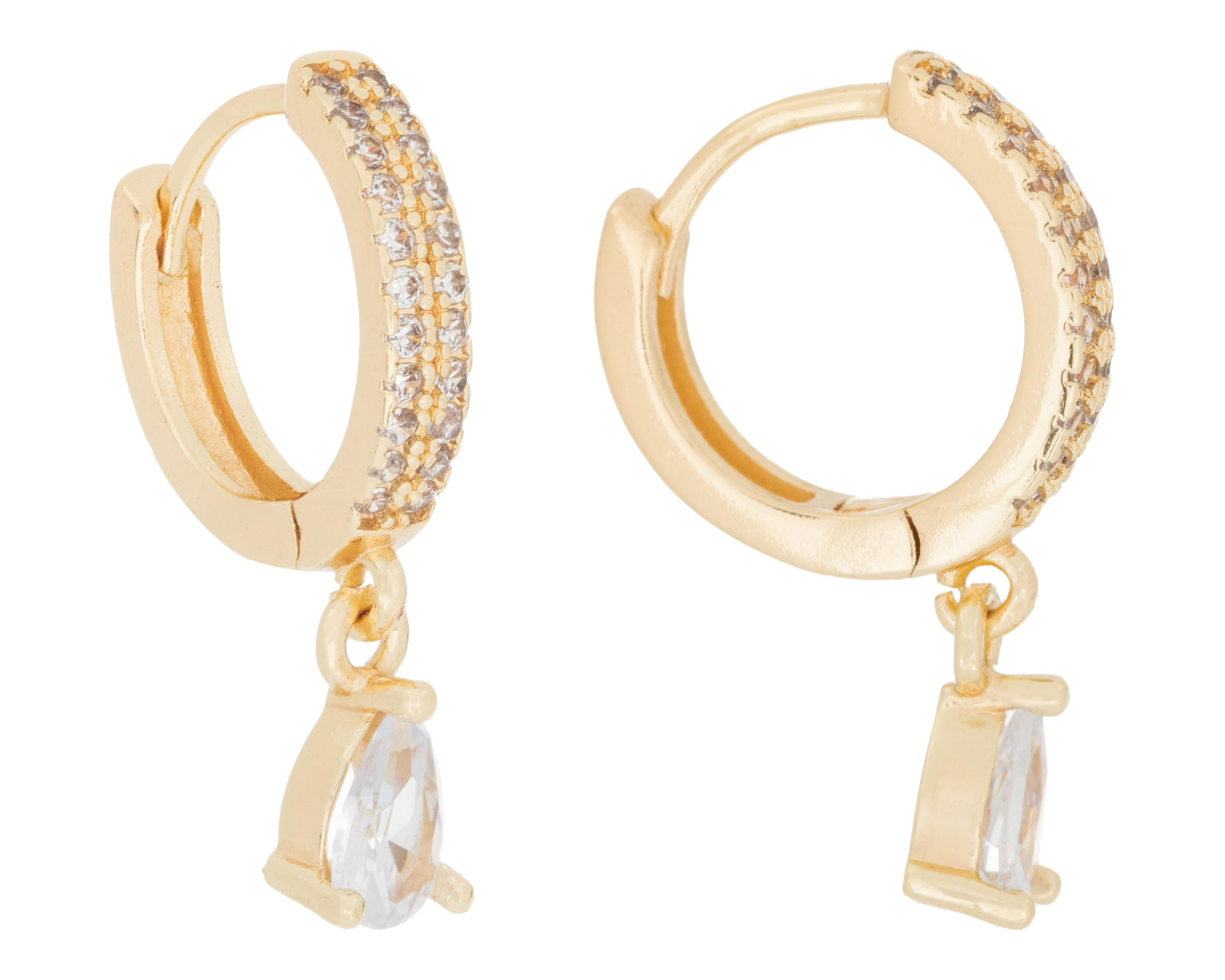 Aretes de Chapa de Oro 18K Steeltime