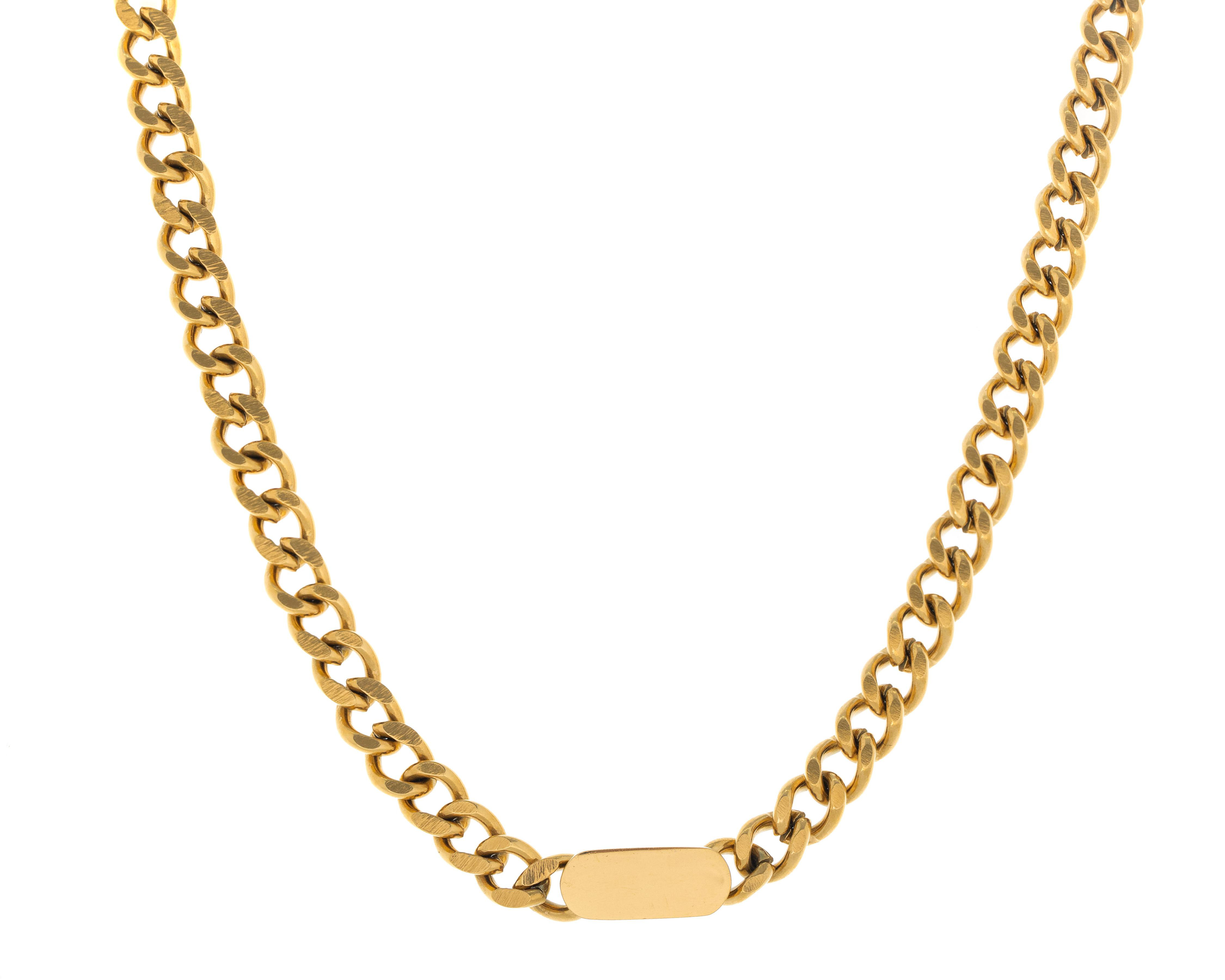 Foto 2 | Cadena de Chapa de Oro 18K Fun Jewelry