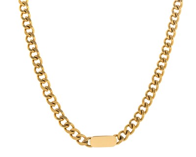 Foto 2 | Cadena de Chapa de Oro 18K Fun Jewelry