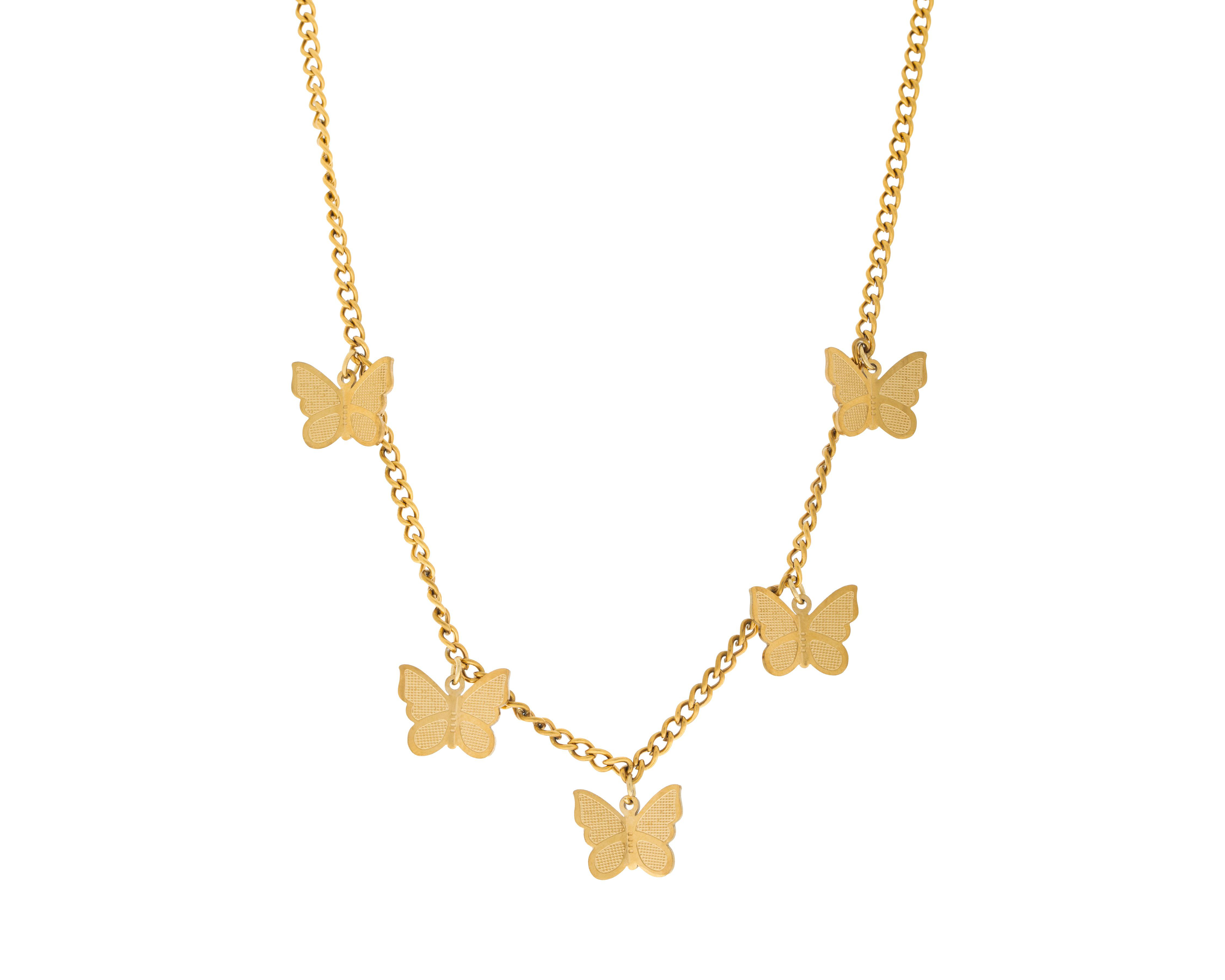 Foto 2 | Collar de Chapa de Oro 18K Fun Jewelry