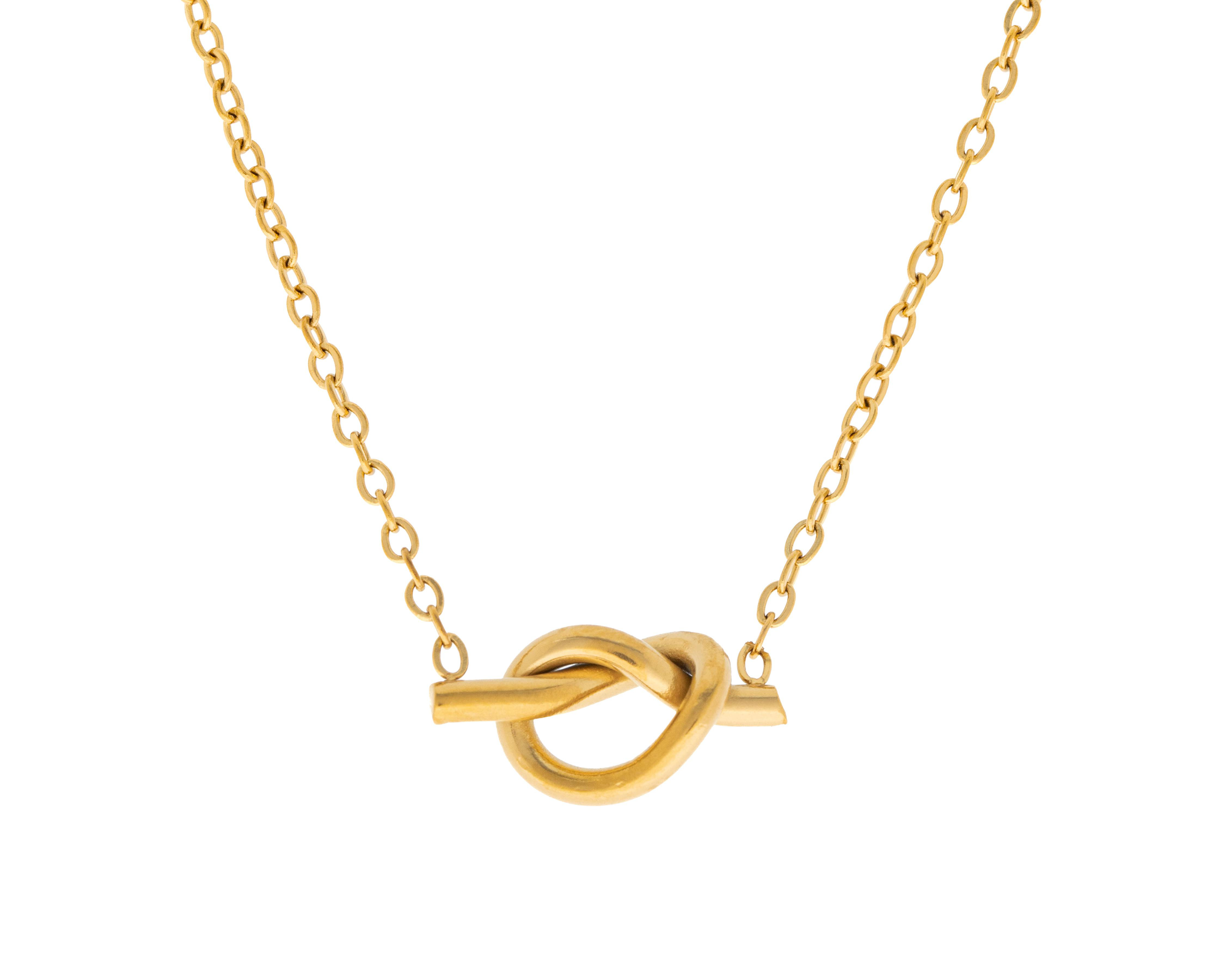 Collar Chapa de Oro 18k Fun Jewelry