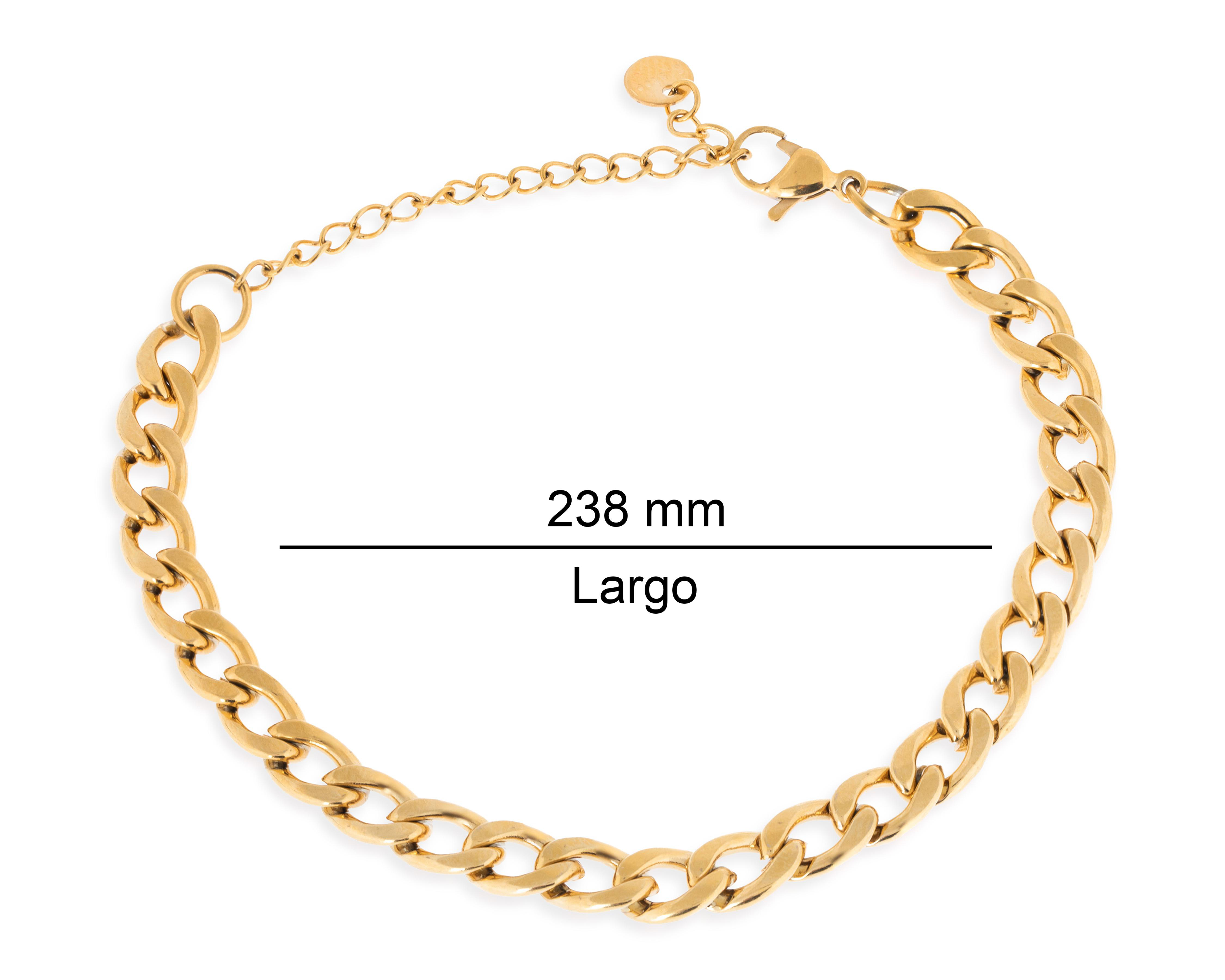 Foto 6 pulgar | Pulsera Chapa de Oro 18K Ason