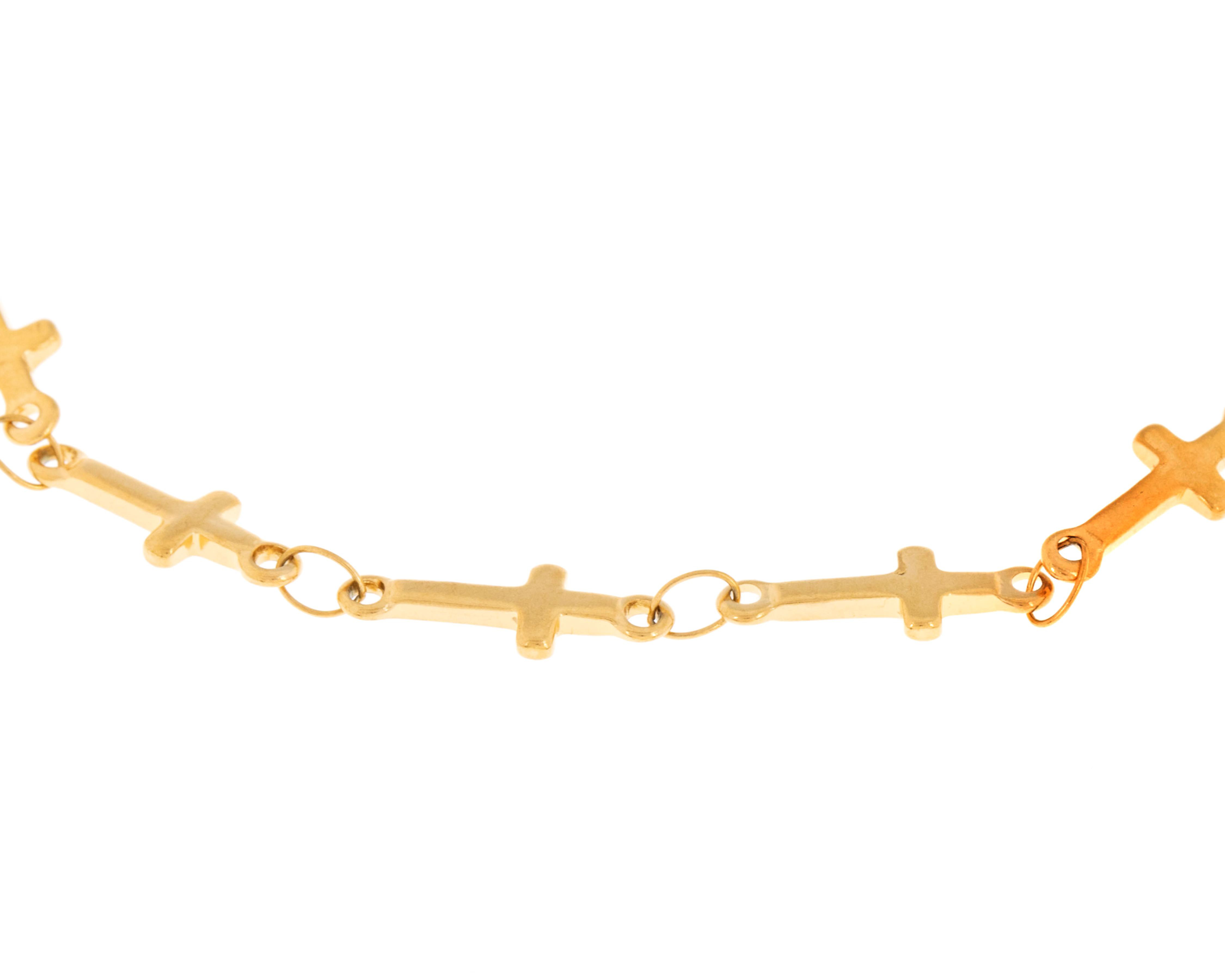 Foto 2 | Pulsera de Chapa de Oro 18k Ason