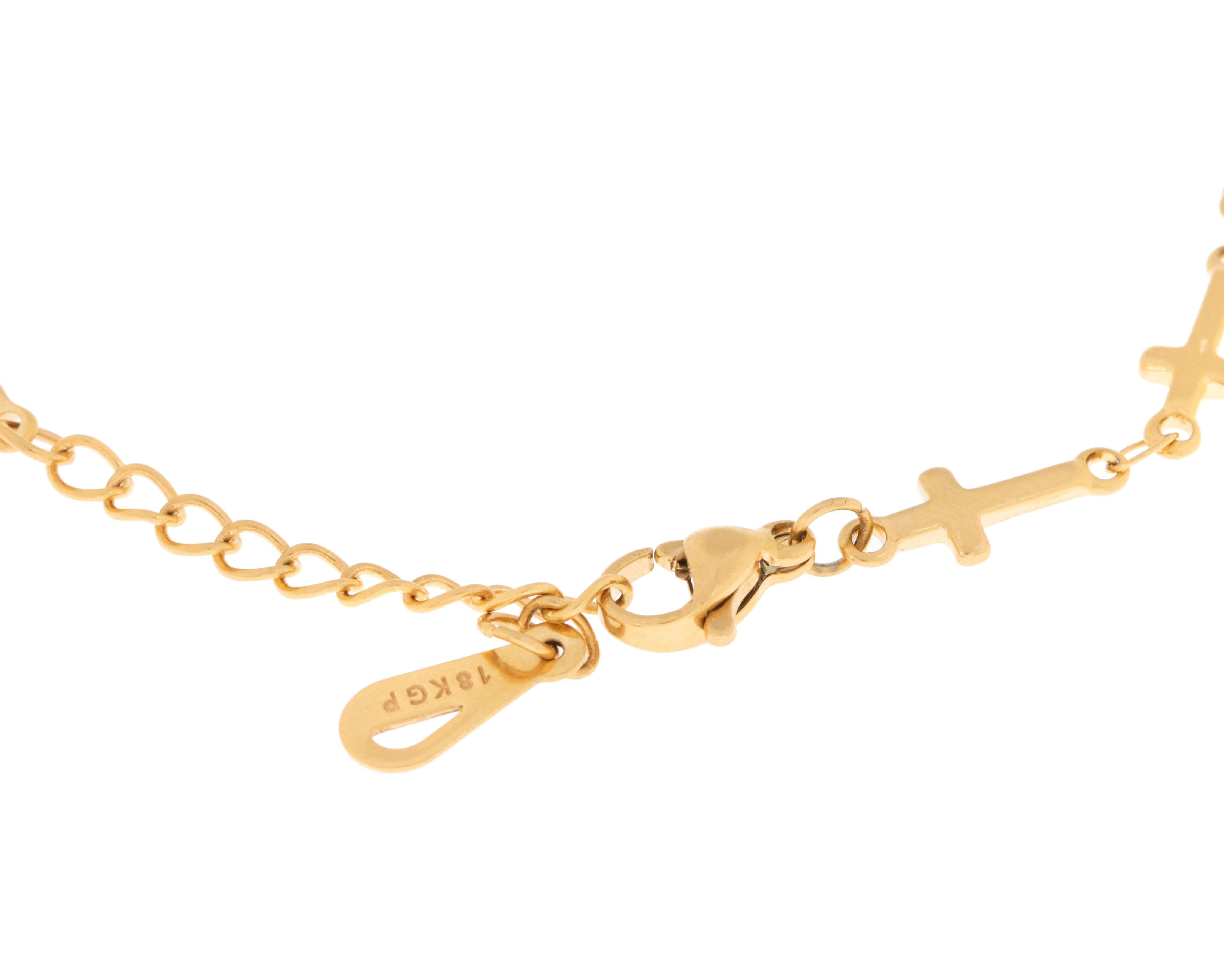 Foto 4 pulgar | Pulsera de Chapa de Oro 18k Ason